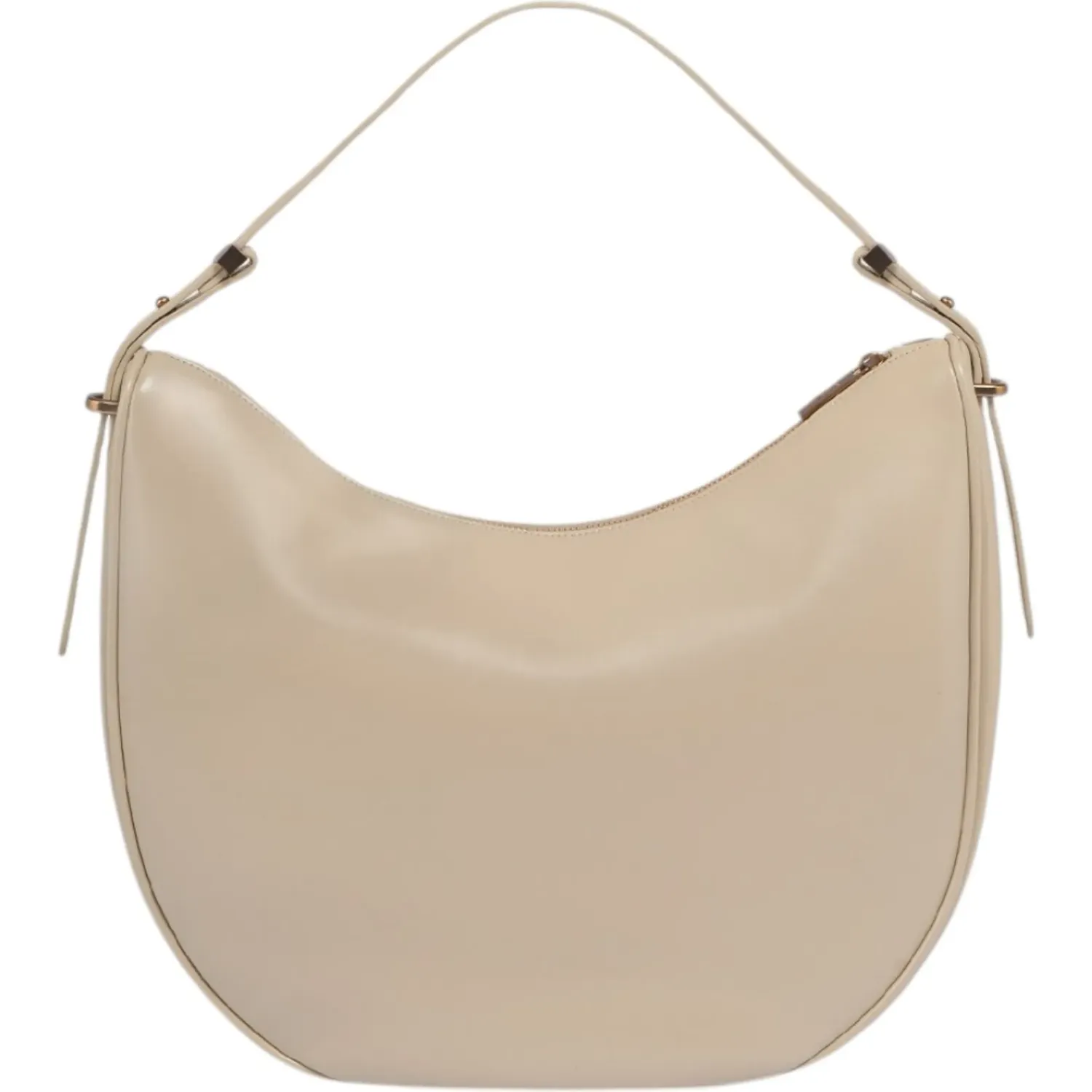 Bolso Crepier Hobo Mujer Hester Grande color beige | Platanitos