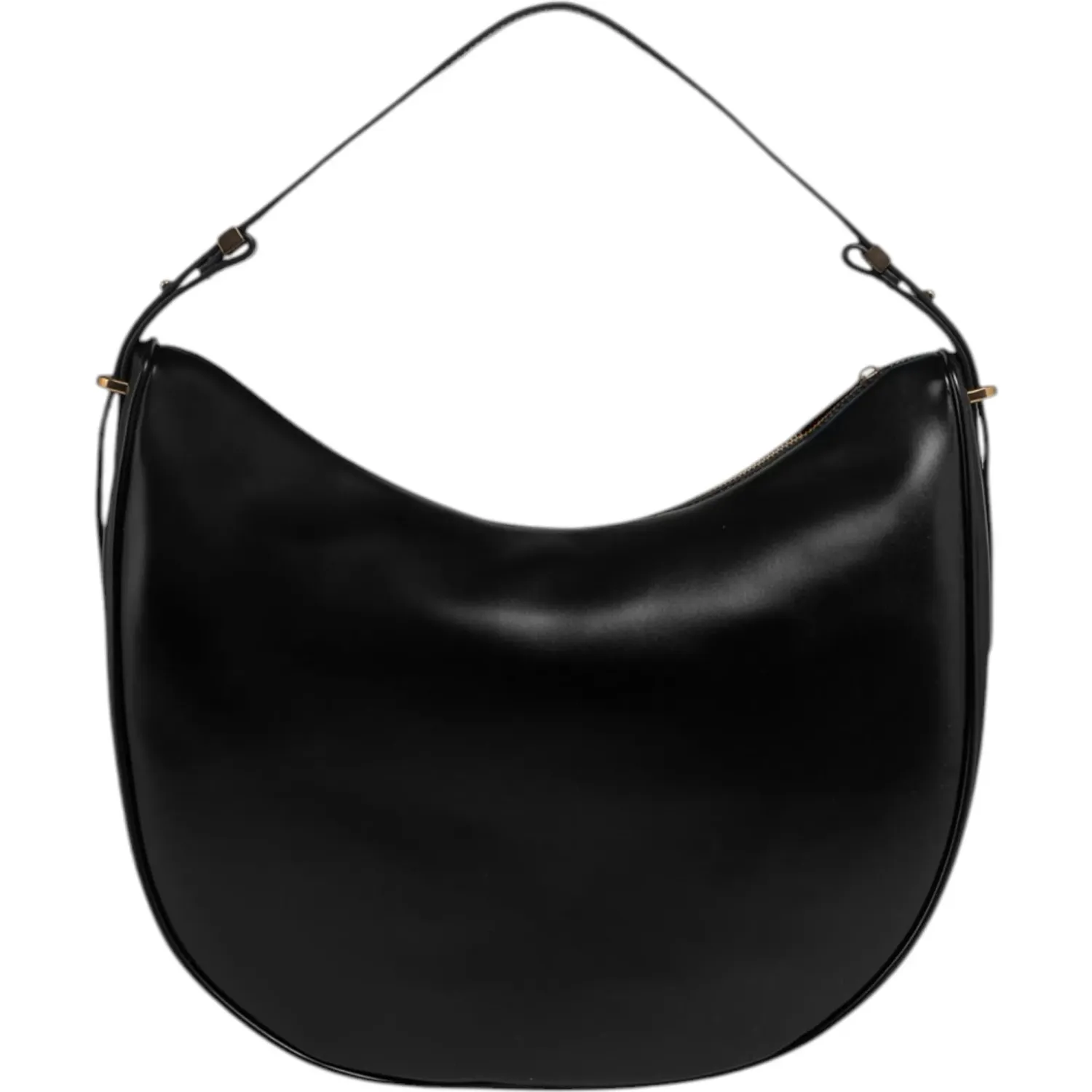 Bolso Crepier Hobo Mujer Hester Grande color negro | Platanitos