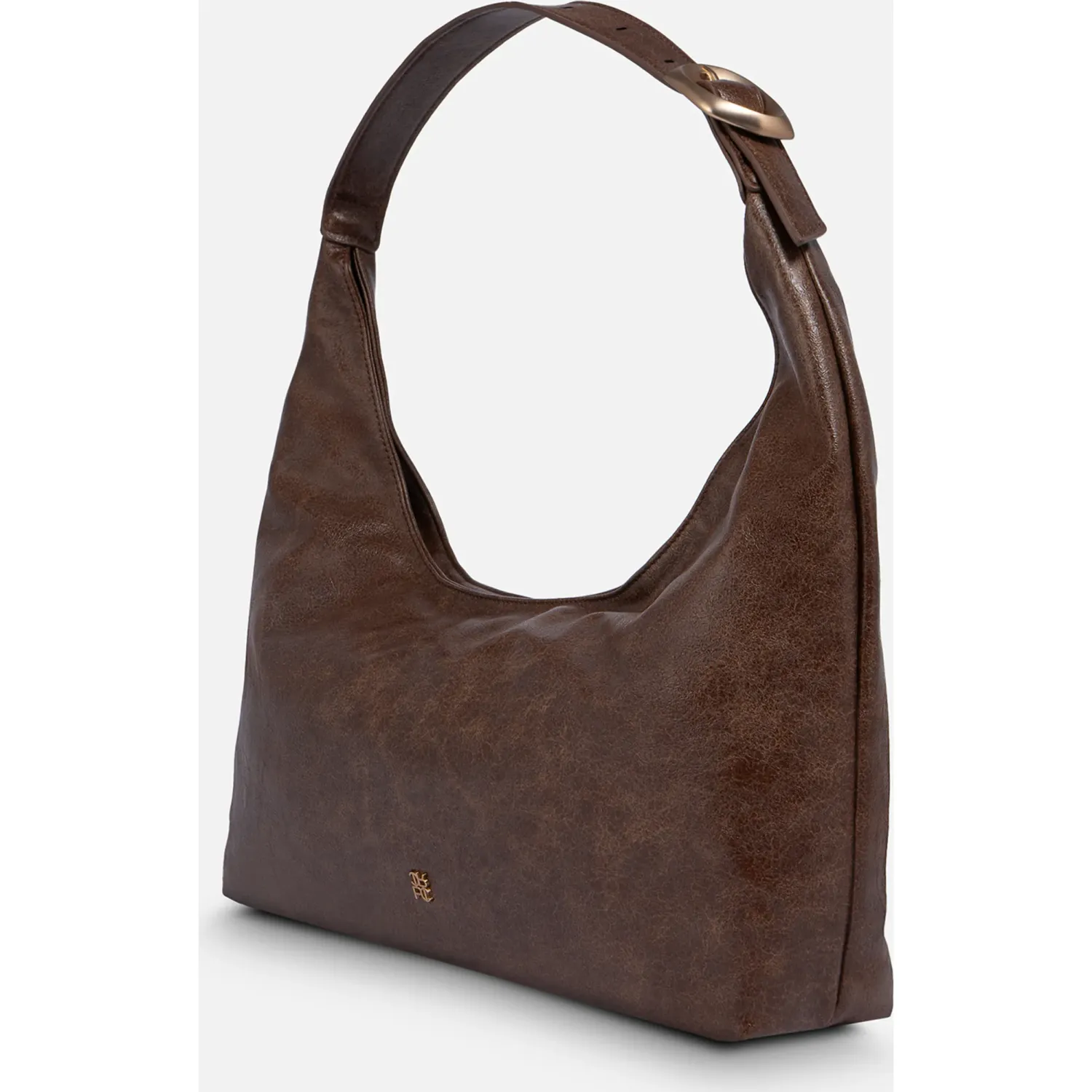 CREPIER Bolso Crepier Hobo Mujer Janelle Grande color marrón | Platanitos