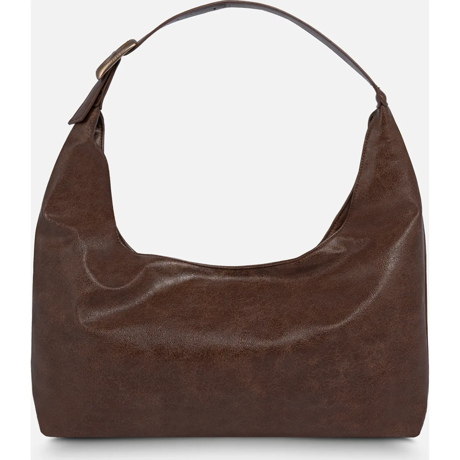 CREPIER Bolso Crepier Hobo Mujer Janelle Grande color marrón | Platanitos