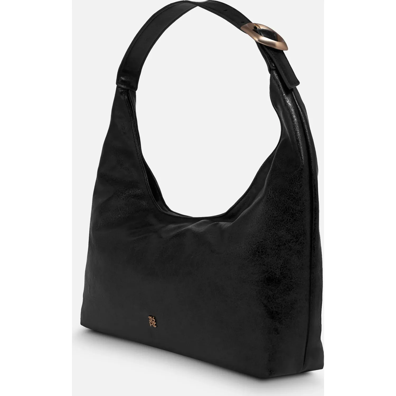 CREPIER Bolso Crepier Hobo Mujer Janelle Grande color negro | Platanitos