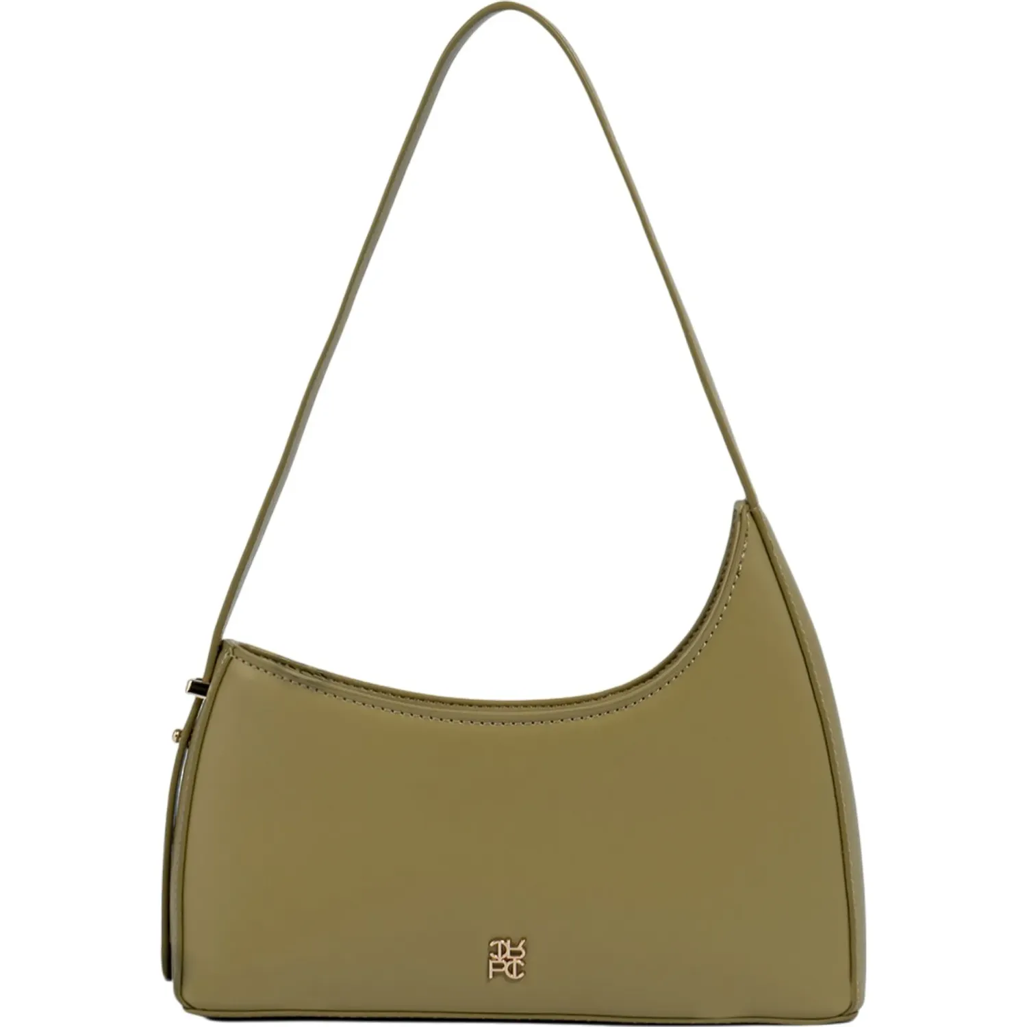 Bolso Crepier Hobo Mujer Molly Chico color olivo | Platanitos