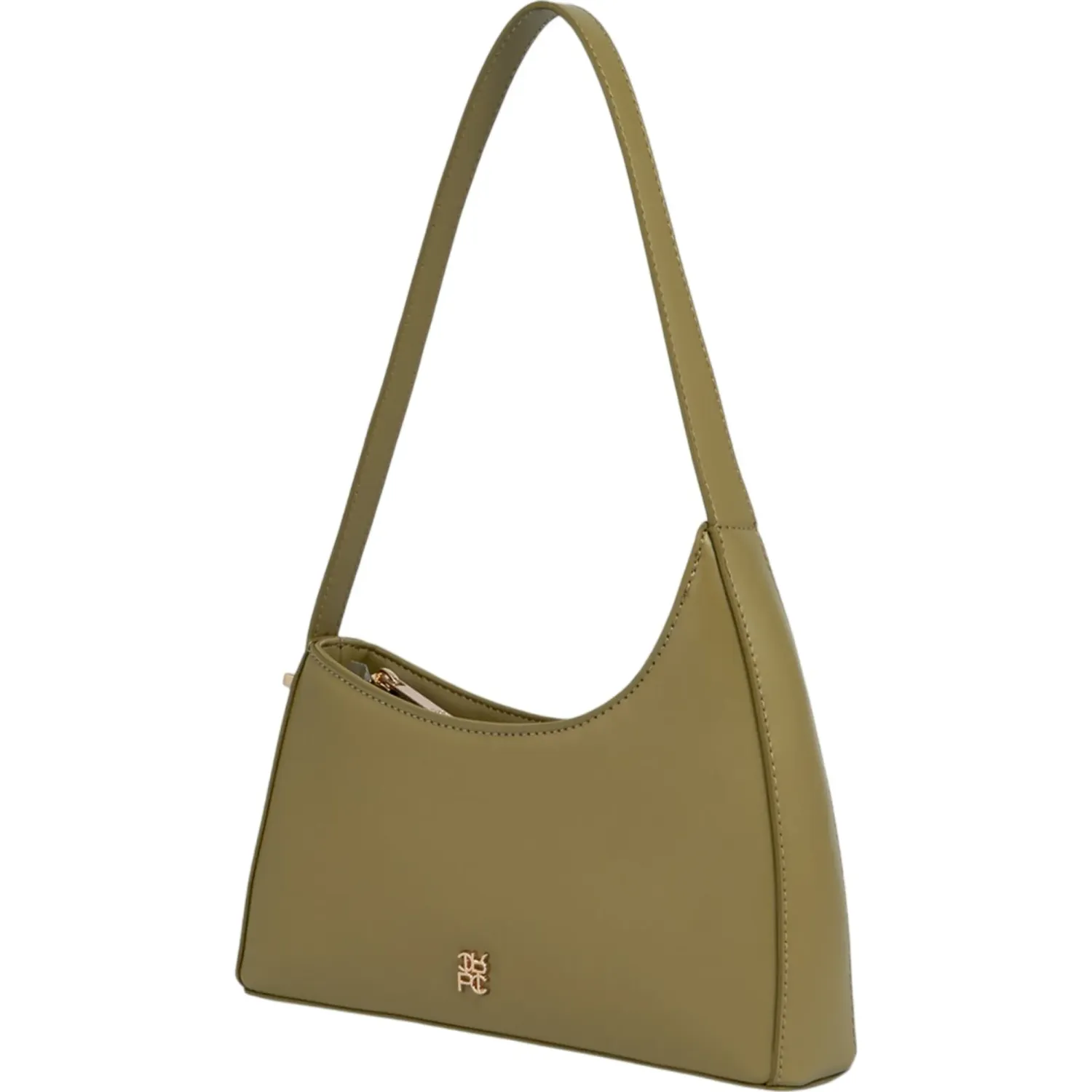 Bolso Crepier Hobo Mujer Molly Chico color olivo | Platanitos