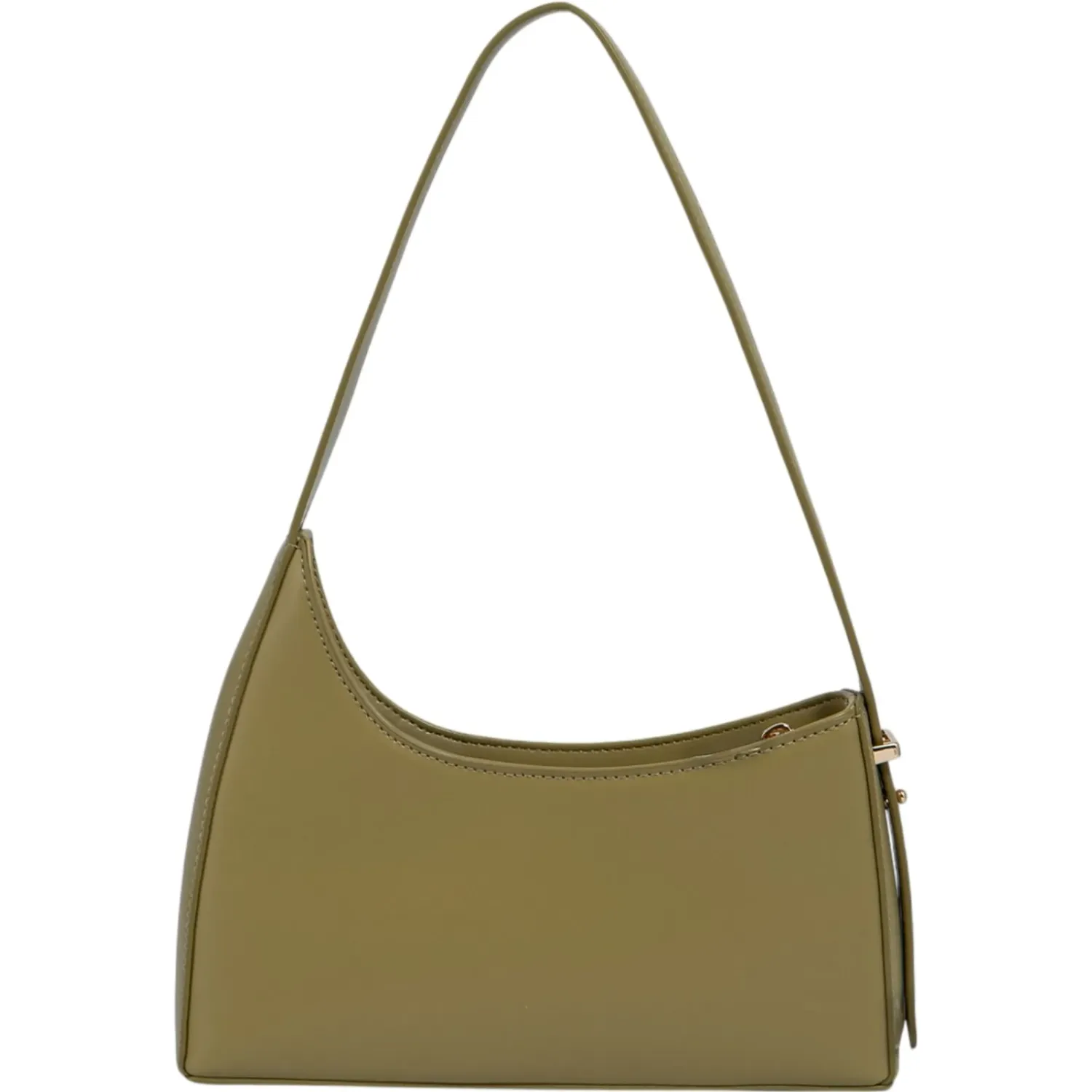 Bolso Crepier Hobo Mujer Molly Chico color olivo | Platanitos
