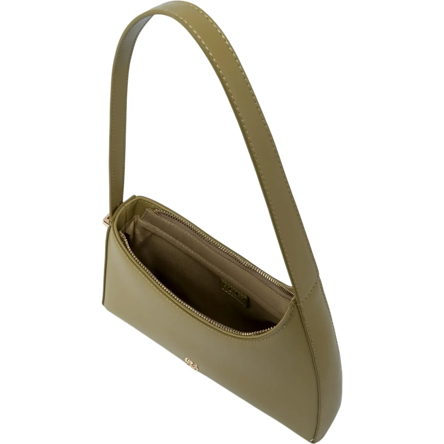 Bolso Crepier Hobo Mujer Molly Chico color olivo | Platanitos