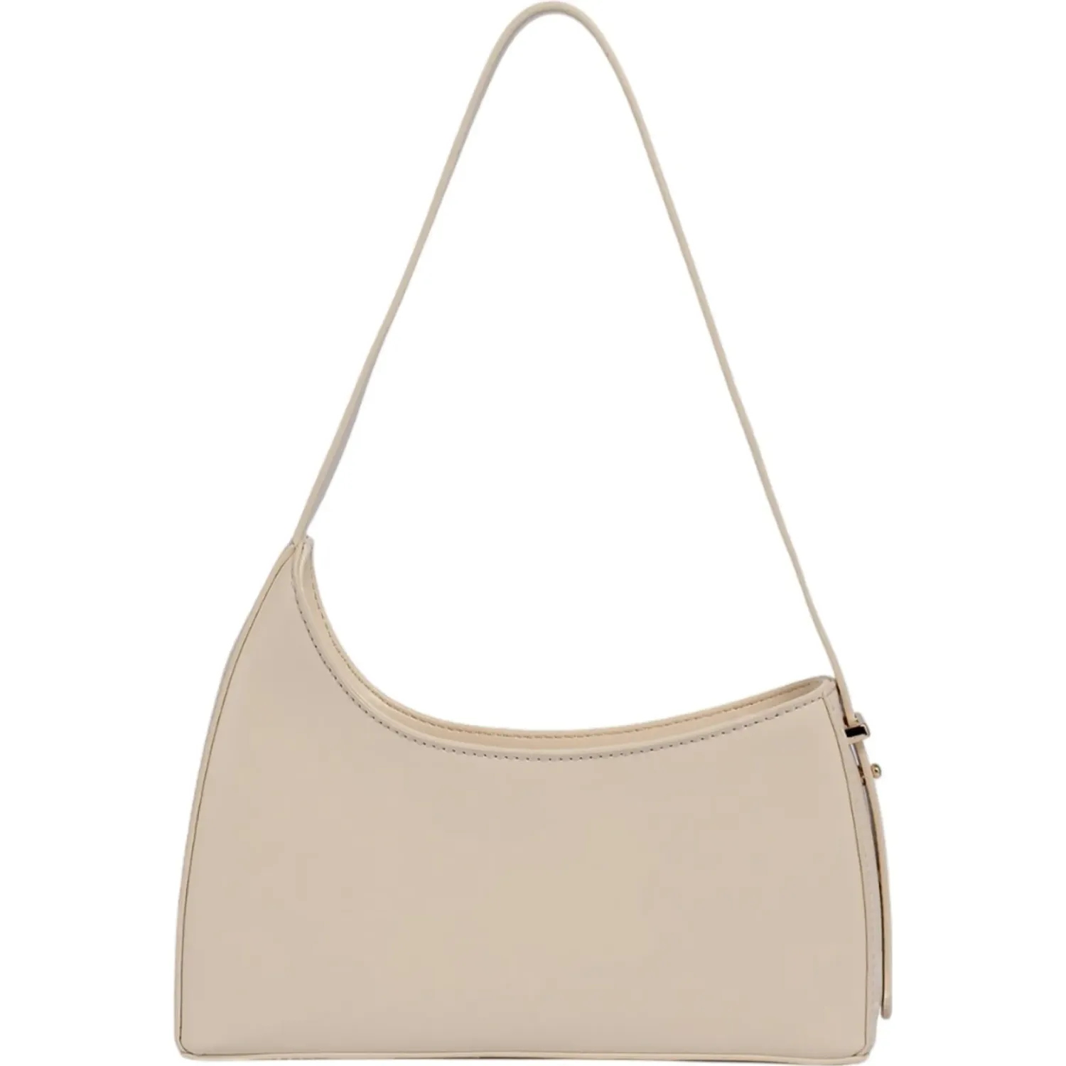 Bolso Crepier Hobo Mujer Molly Chico color vainilla | Platanitos