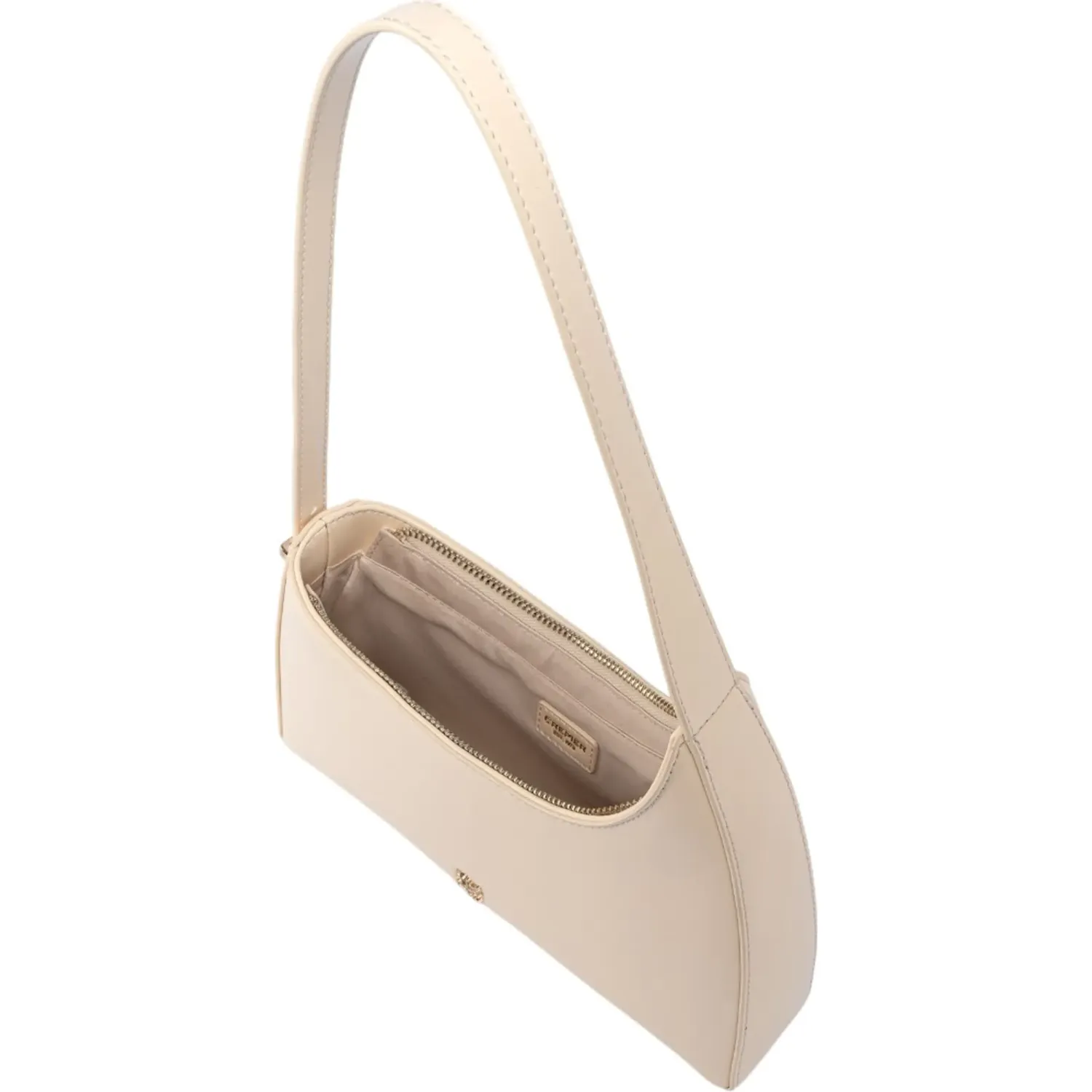 Bolso Crepier Hobo Mujer Molly Chico color vainilla | Platanitos