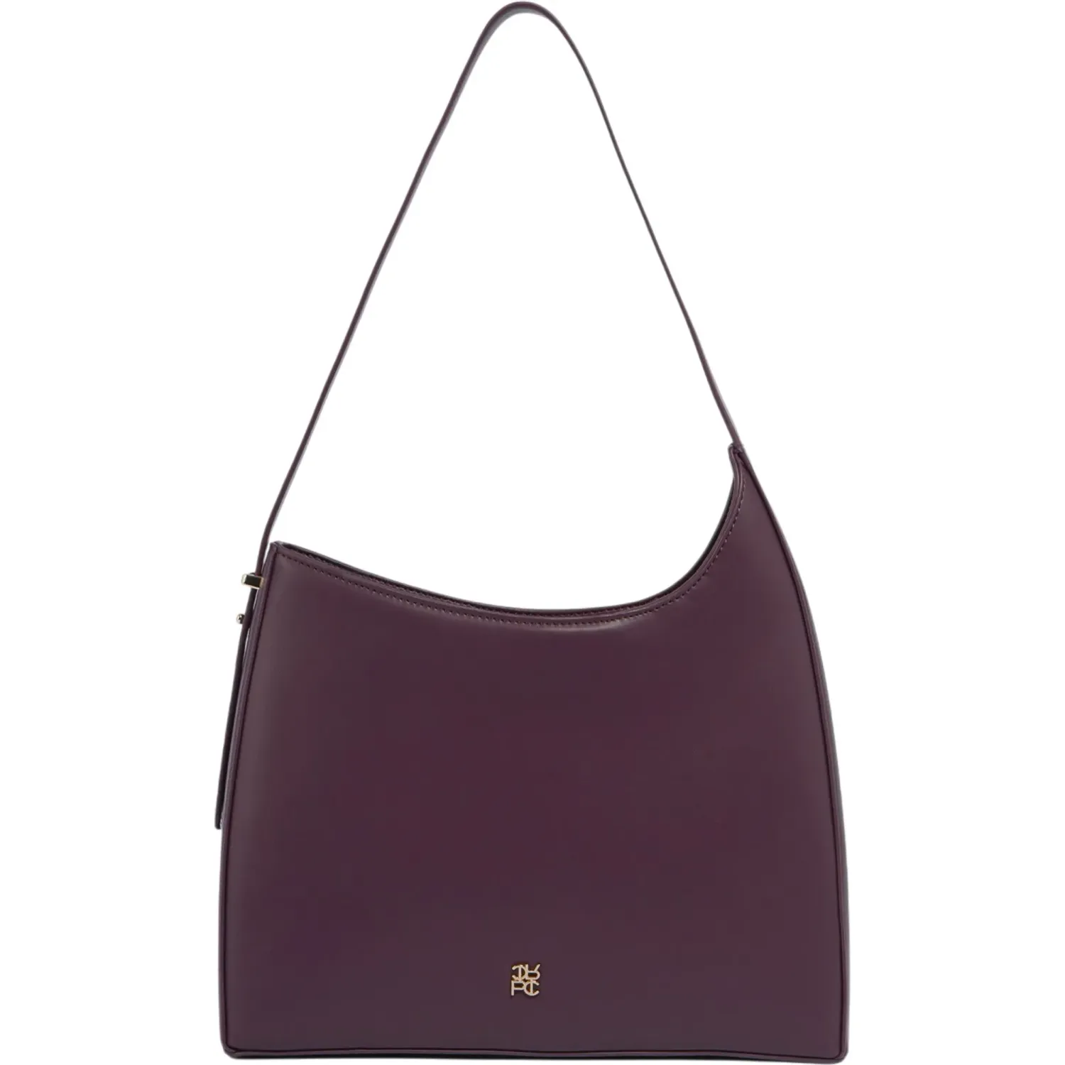 Bolso Crepier Hobo Mujer Molly Mediano color burgundy | Platanitos