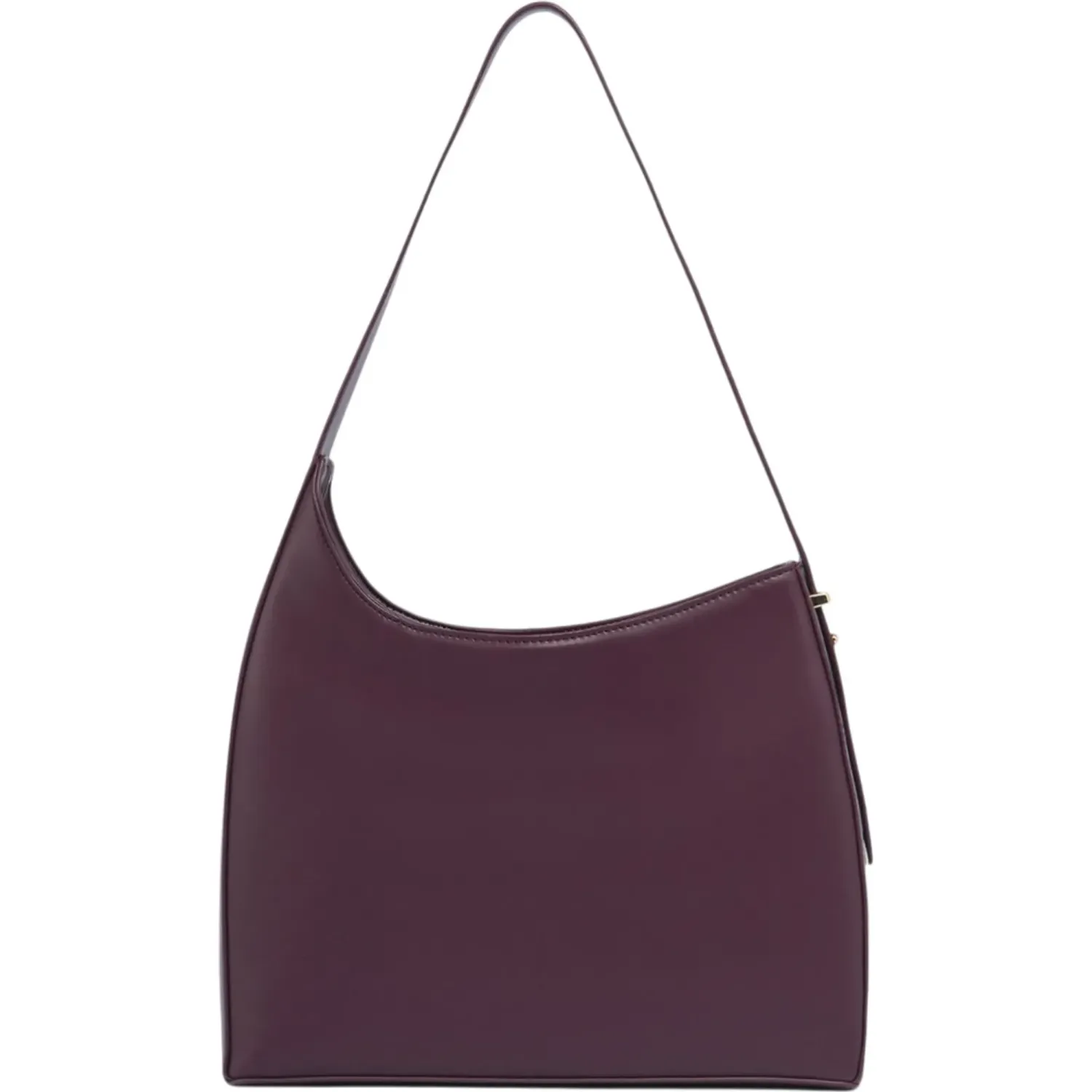 Bolso Crepier Hobo Mujer Molly Mediano color burgundy | Platanitos