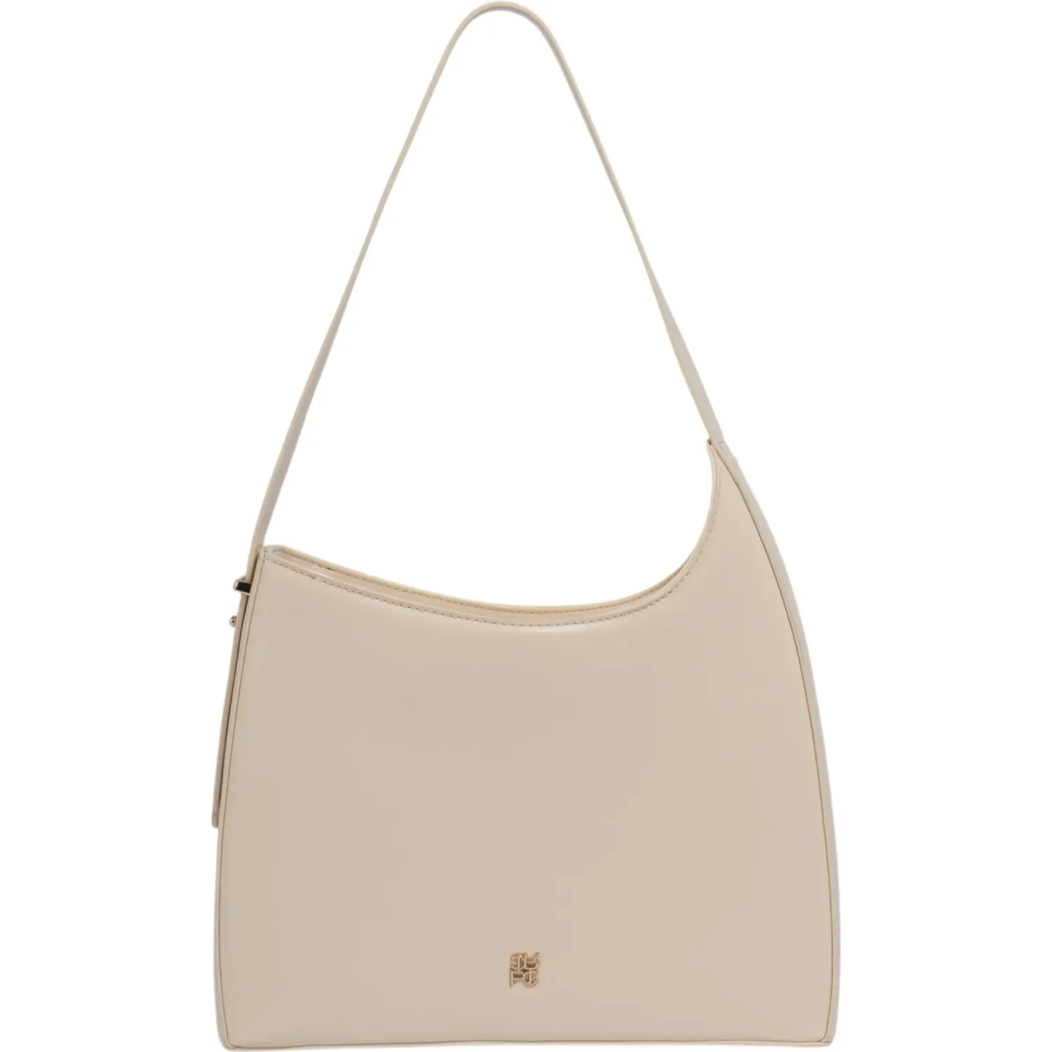 Bolso Crepier Hobo Mujer Molly Mediano color vainilla | Platanitos