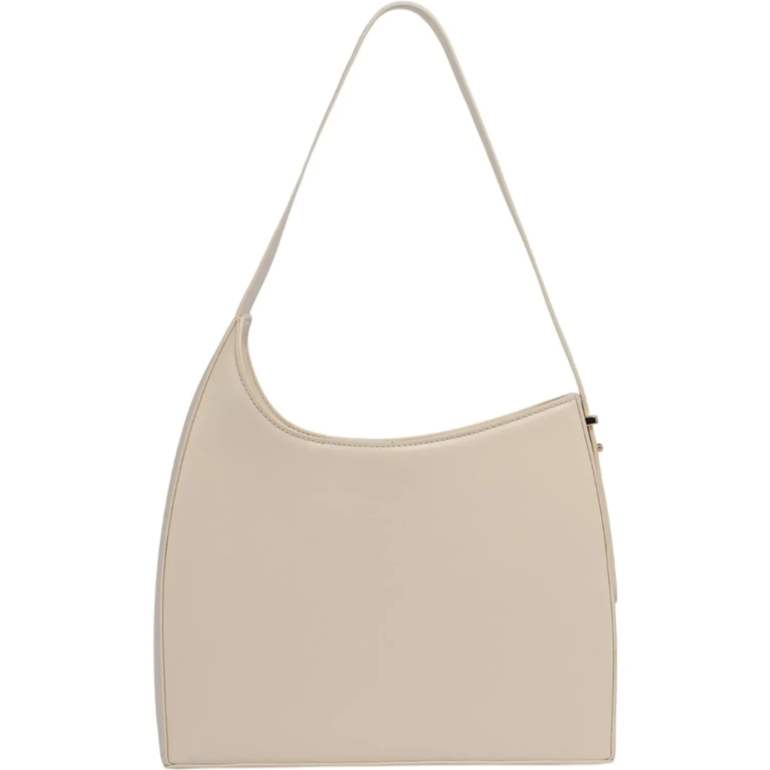 Bolso Crepier Hobo Mujer Molly Mediano color vainilla | Platanitos