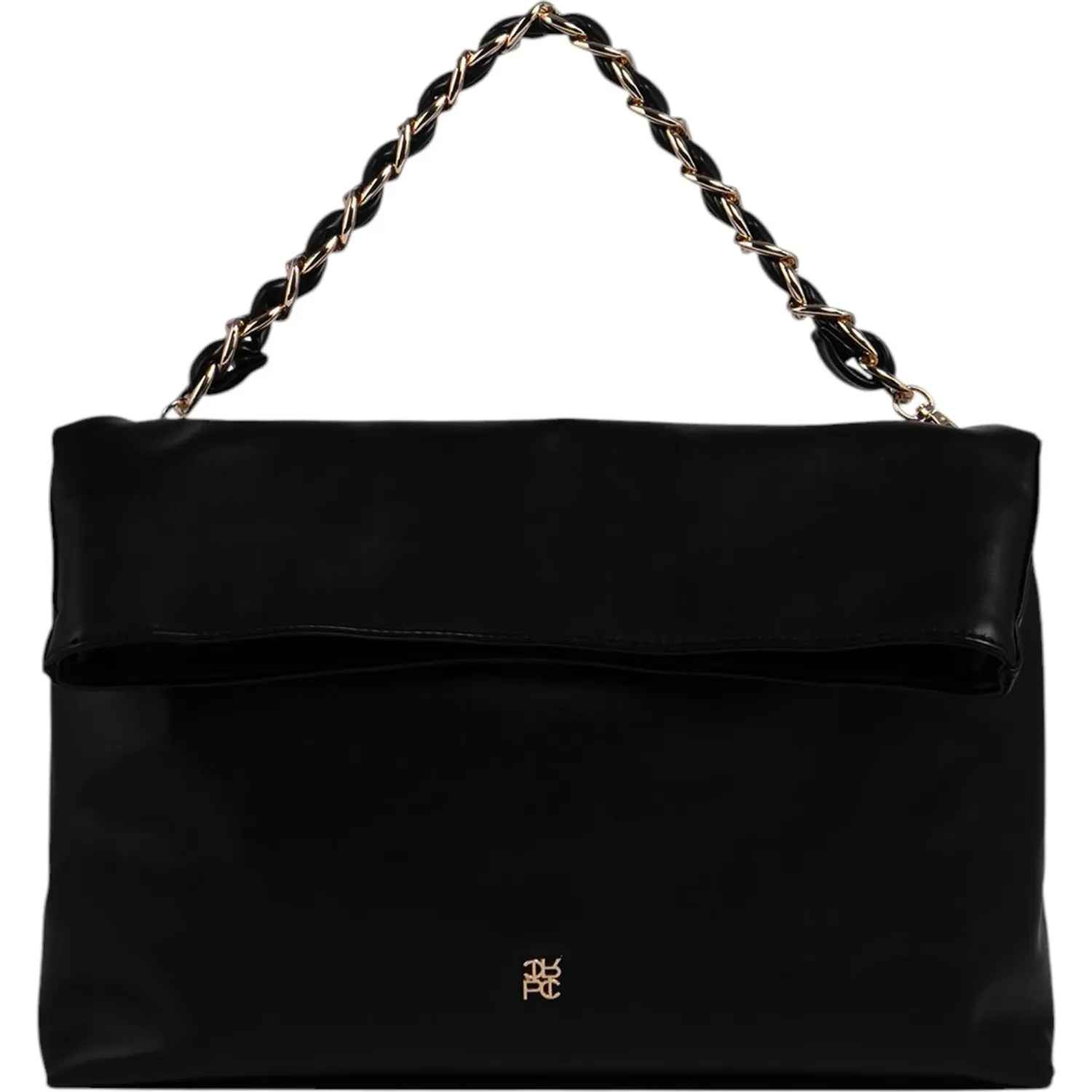 Bolso Crepier Hobo Mujer Penelope Grande color negro | Platanitos