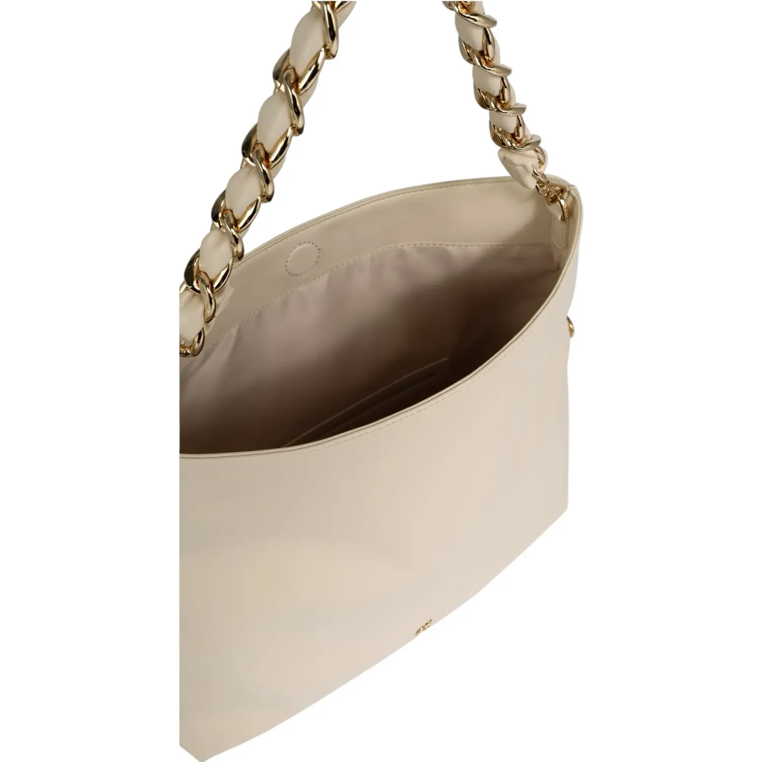 Bolso Crepier Hobo Mujer Penelope Grande color vainilla | Platanitos
