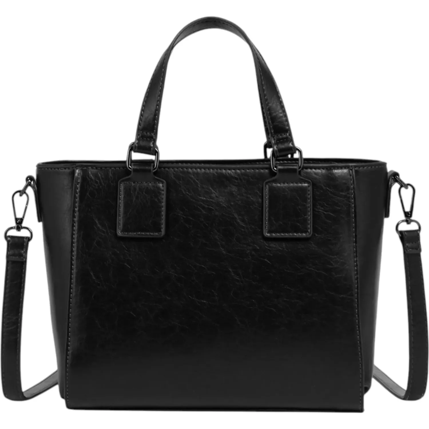 Cartera Crepier Mujer Aymee Mediano color negro | Platanitos
