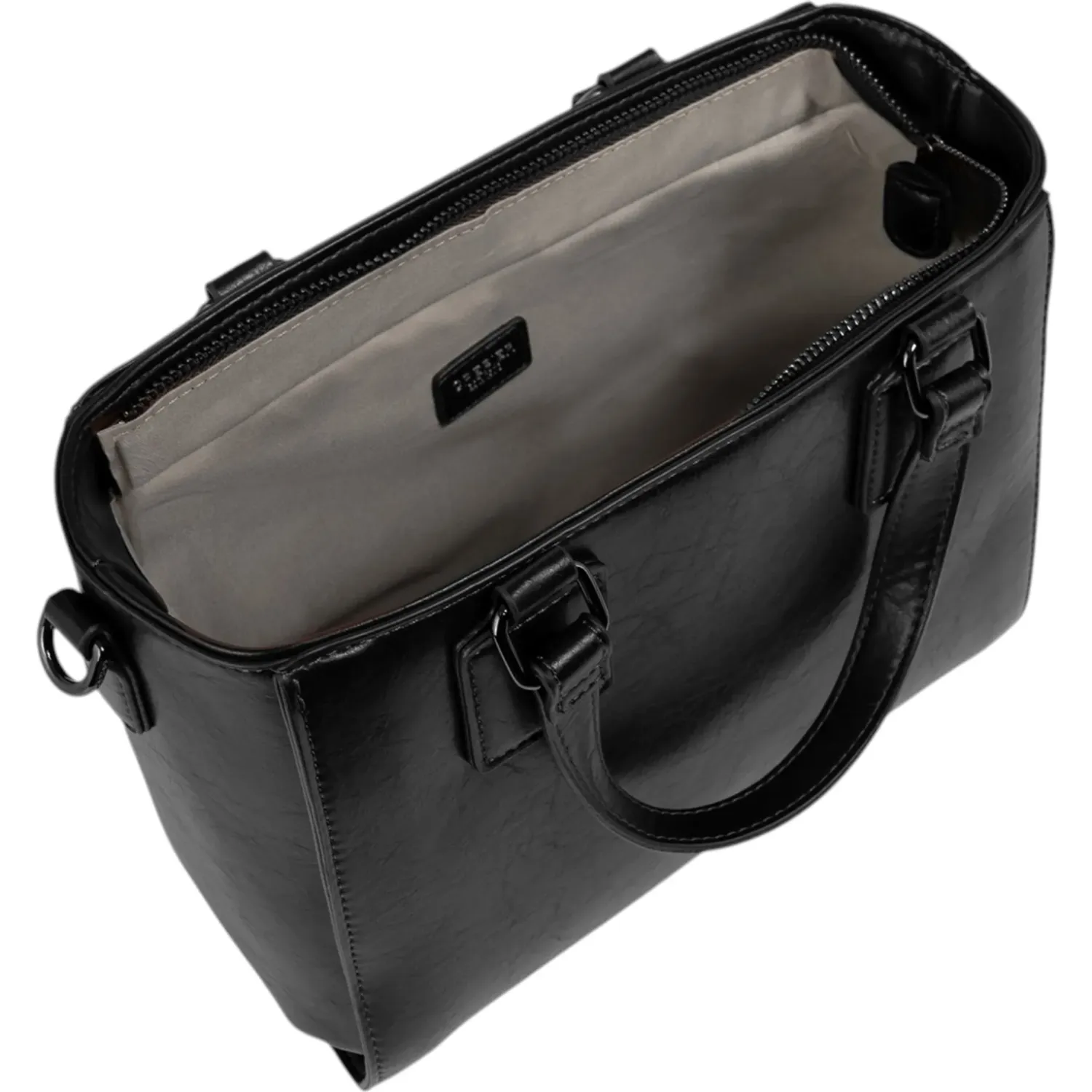 Cartera Crepier Mujer Aymee Mediano color negro | Platanitos