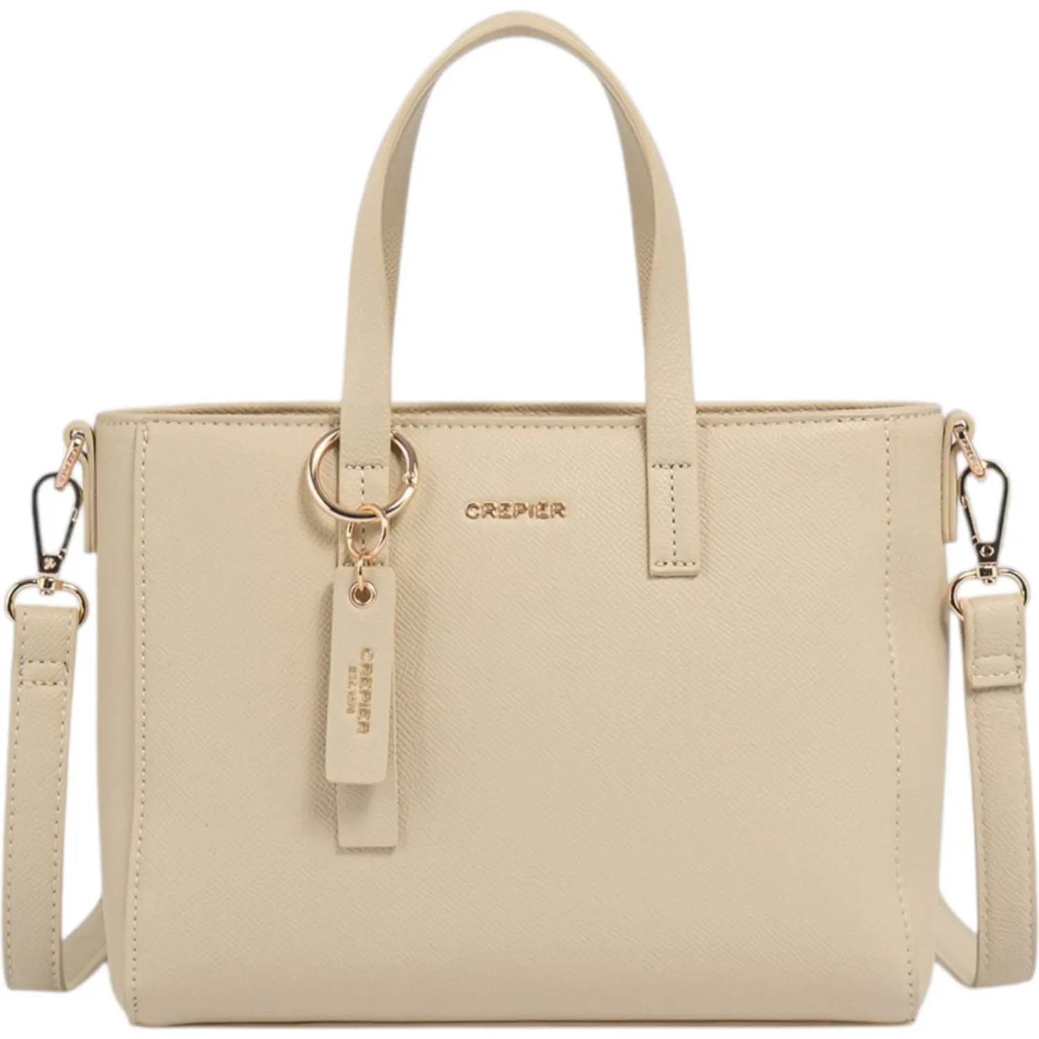 Cartera Crepier Mujer Cosima Mediano color beige | Platanitos
