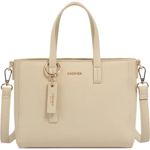 Cartera Crepier Mujer Cosima Mediano color beige | Platanitos