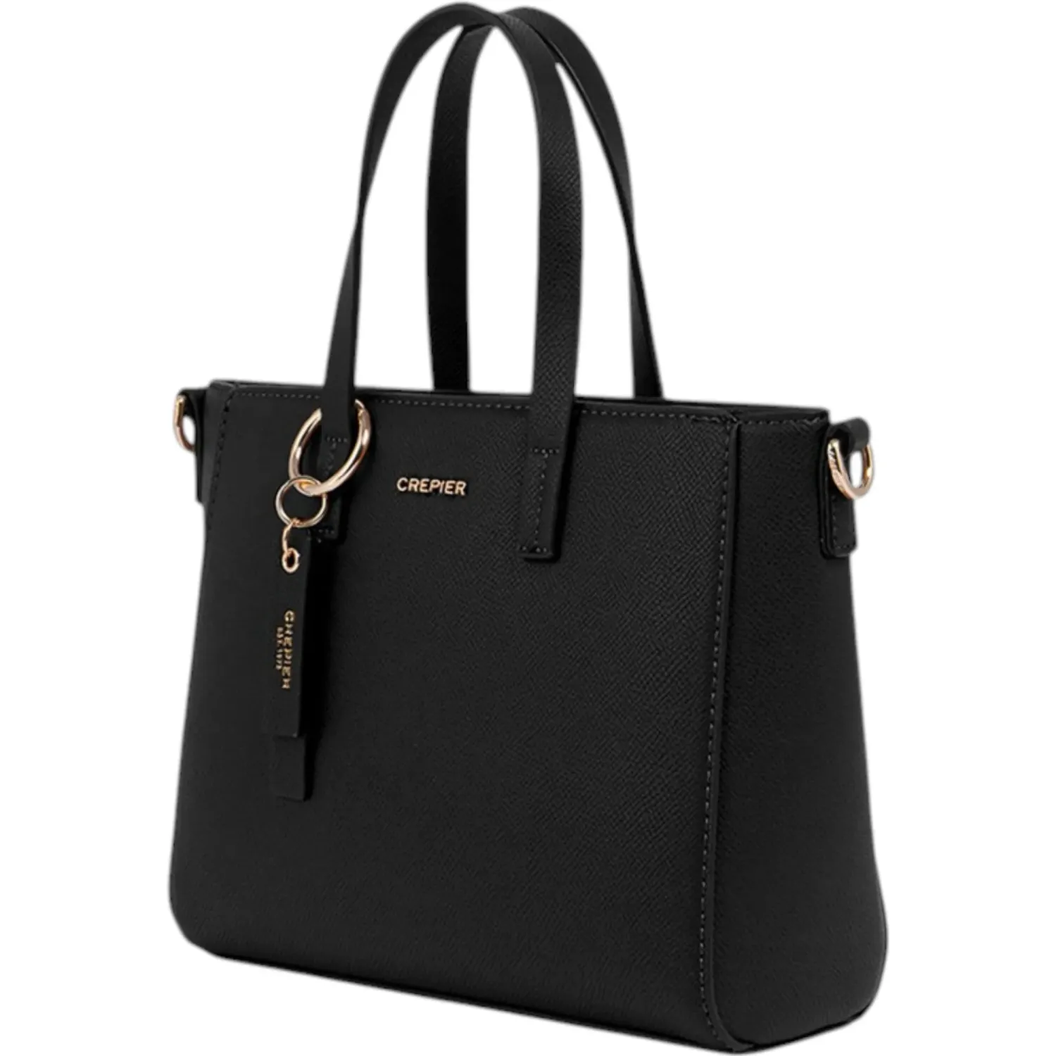 Cartera Crepier Mujer Cosima Mediano color negro | Platanitos