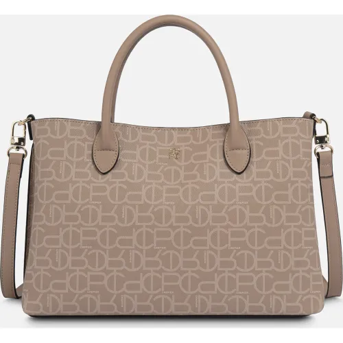 Cartera Crepier Mujer Kriss Mediano color beige | Platanitos