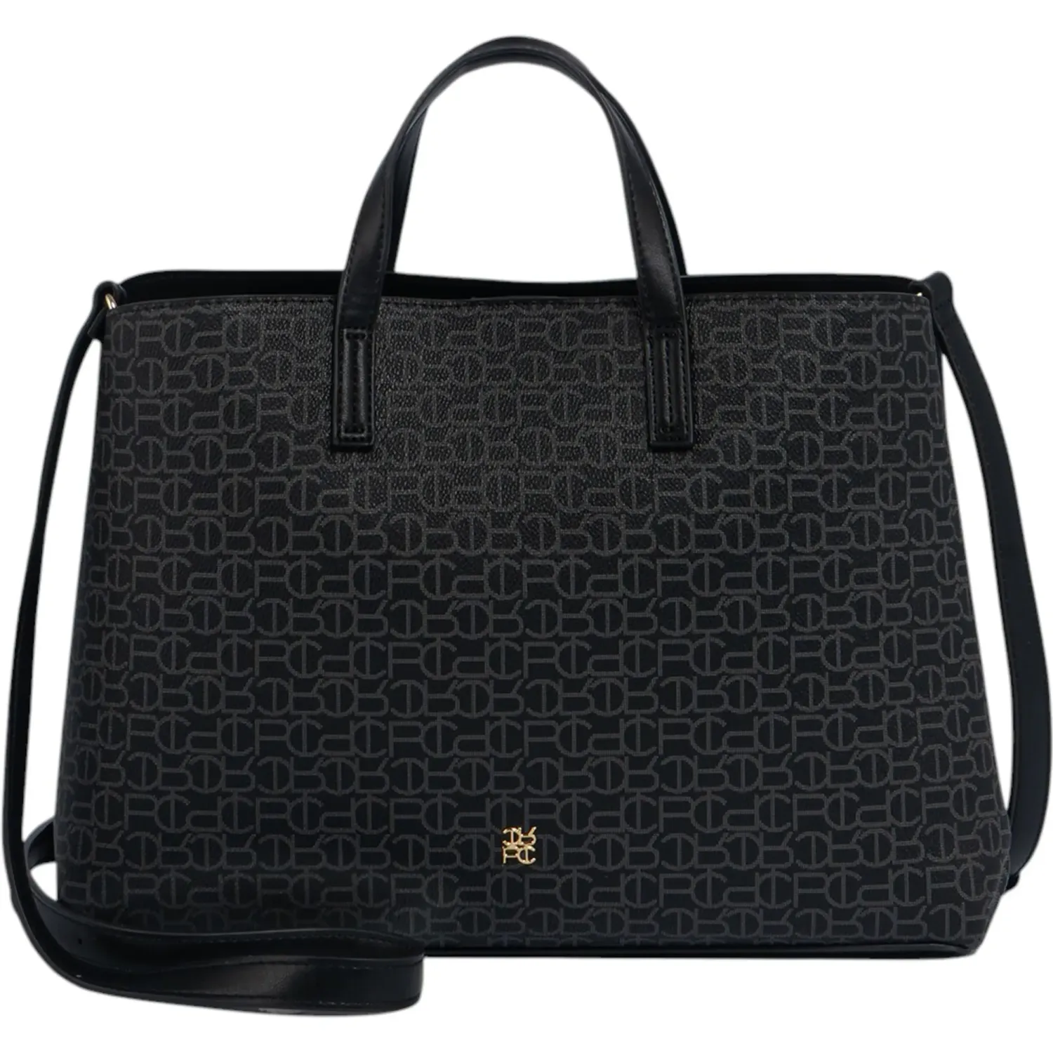 Cartera Crepier Mujer Lujan Grande color negro | Platanitos