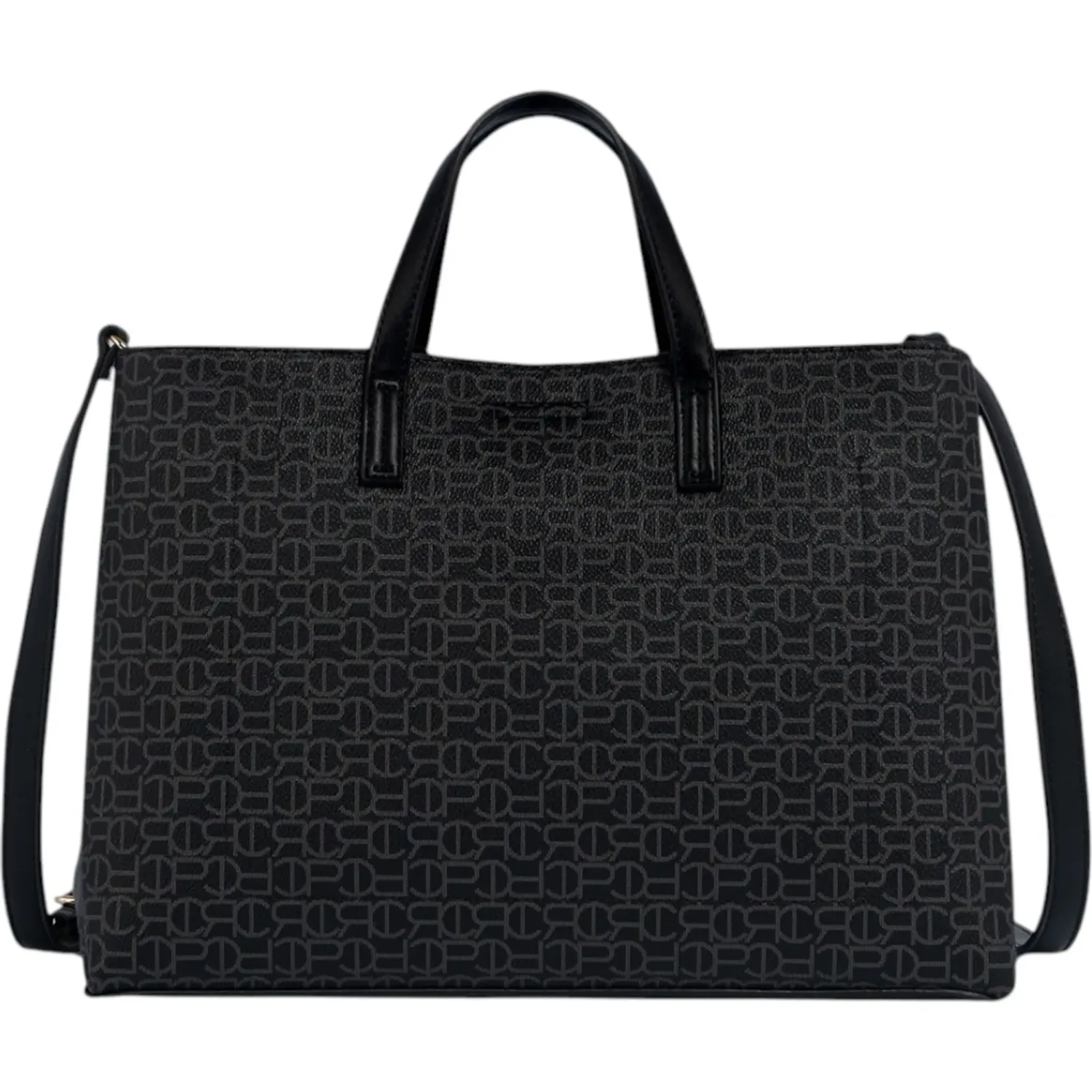 Cartera Crepier Mujer Lujan Grande color negro | Platanitos