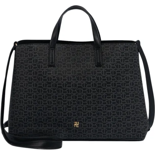 Cartera Crepier Mujer Lujan Grande color negro | Platanitos