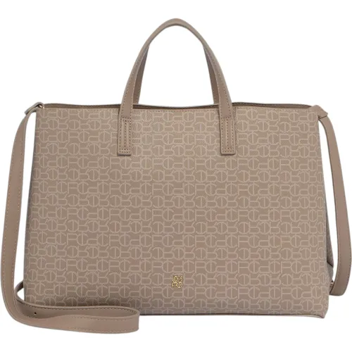 Cartera Crepier Mujer Lujan Grande color beige | Platanitos