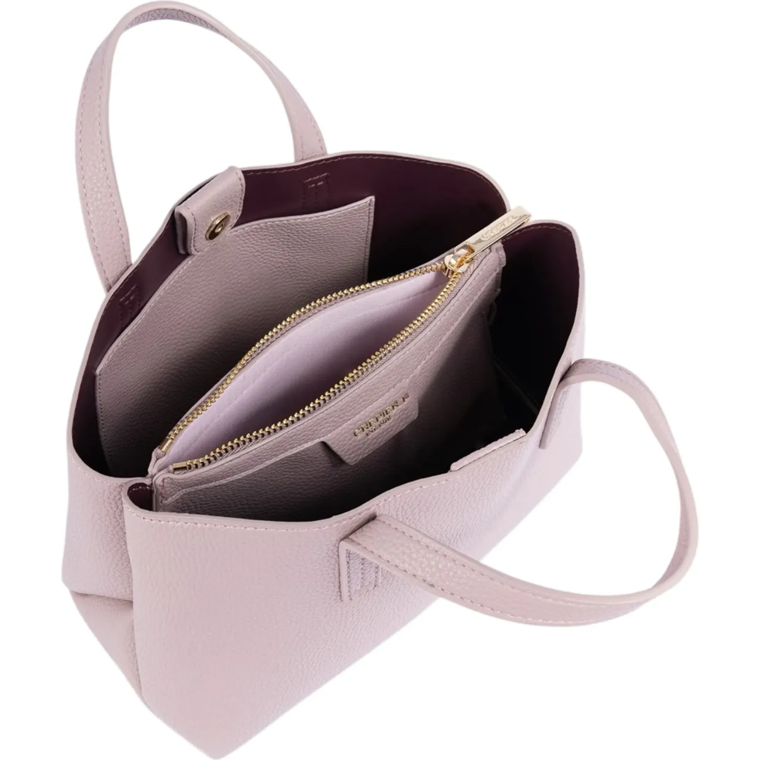 Cartera Crepier Mujer Lujan Mediano color malva | Platanitos