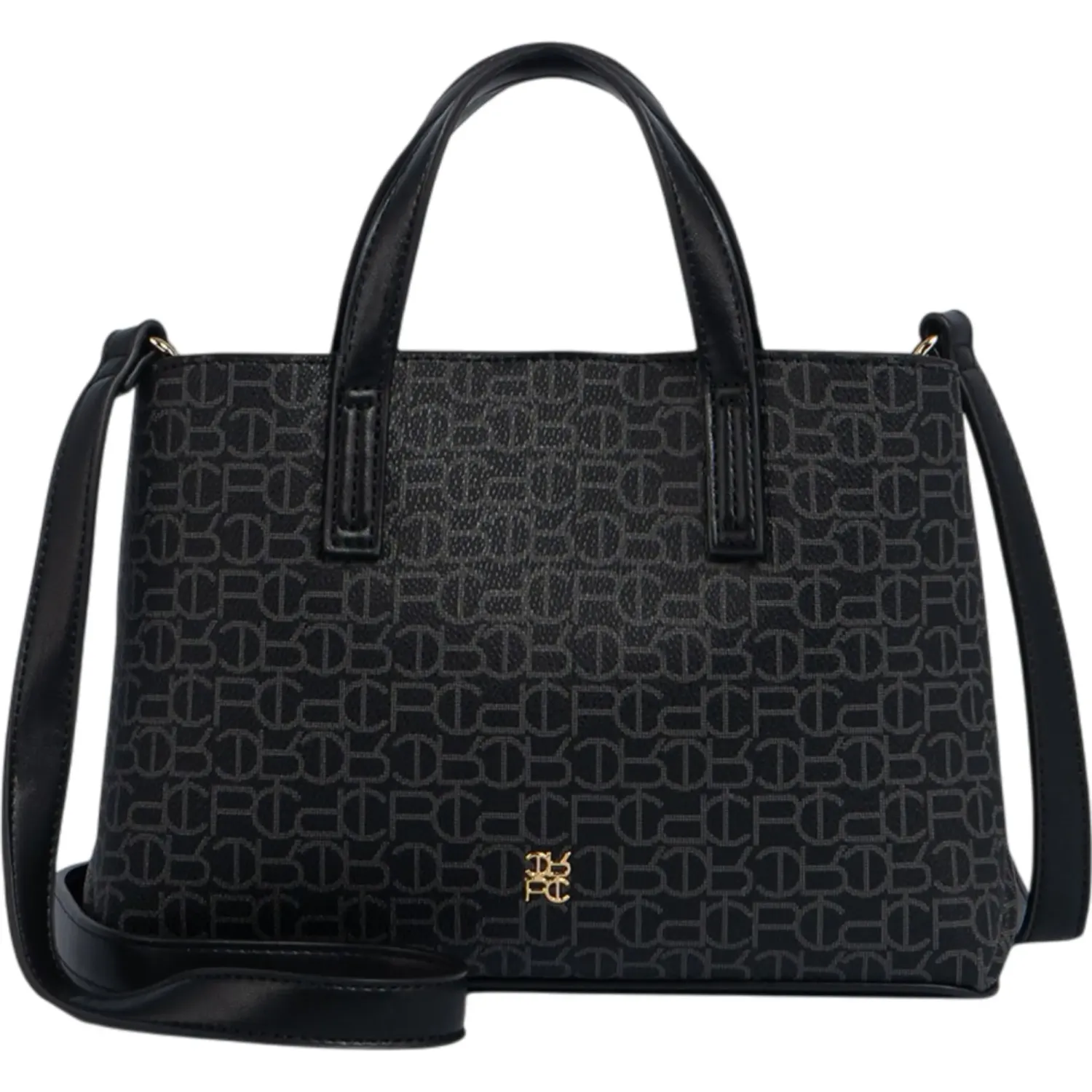 Cartera Crepier Mujer Lujan Mediano color negro | Platanitos