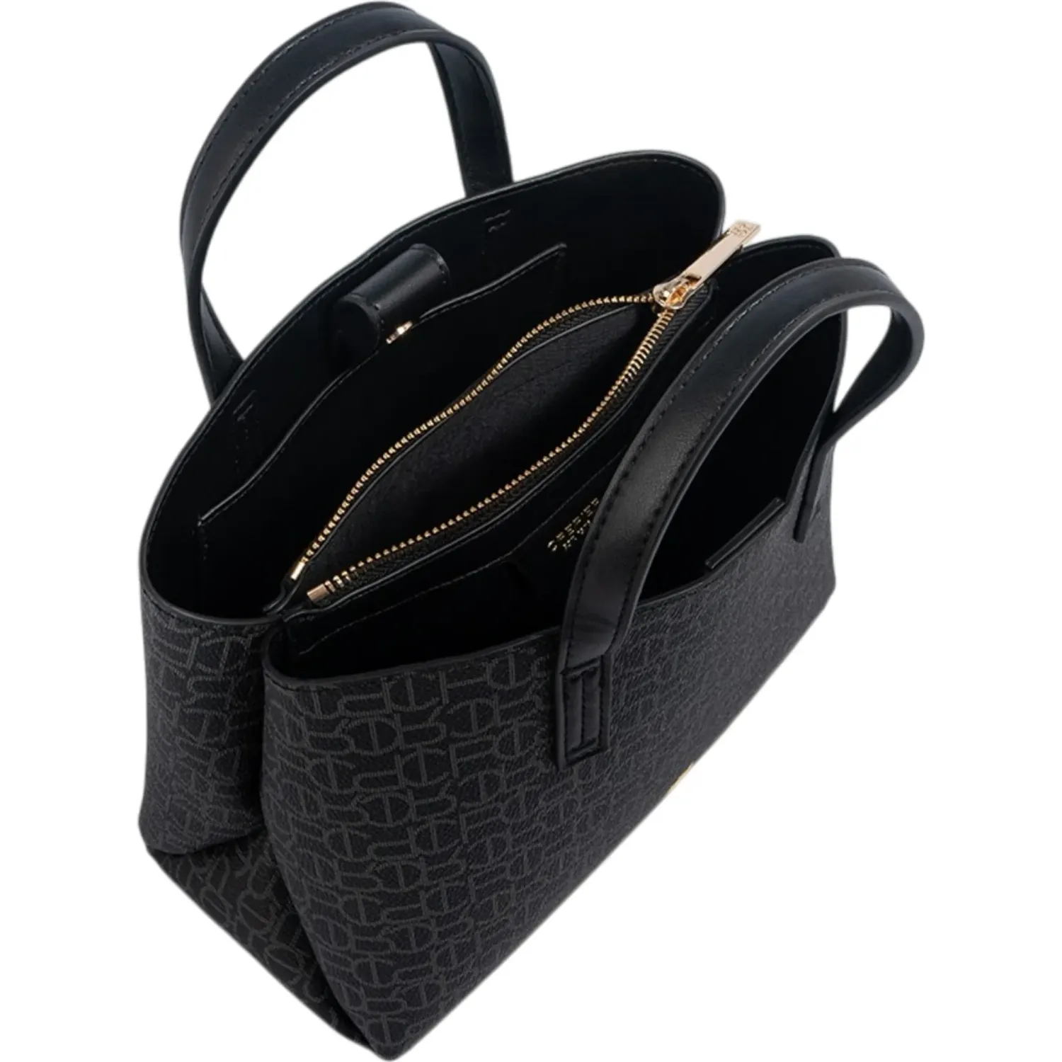 Cartera Crepier Mujer Lujan Mediano color negro | Platanitos