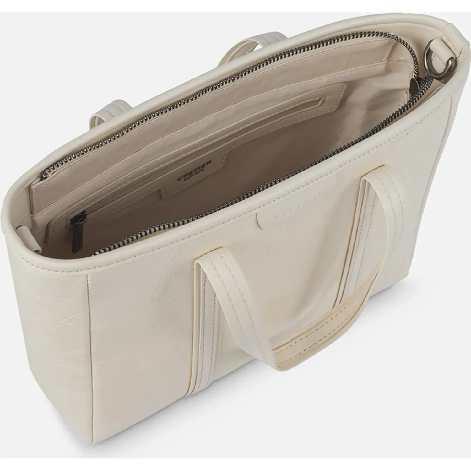 CREPIER Cartera Crepier Mujer Magnolia Mediano color hueso | Platanitos