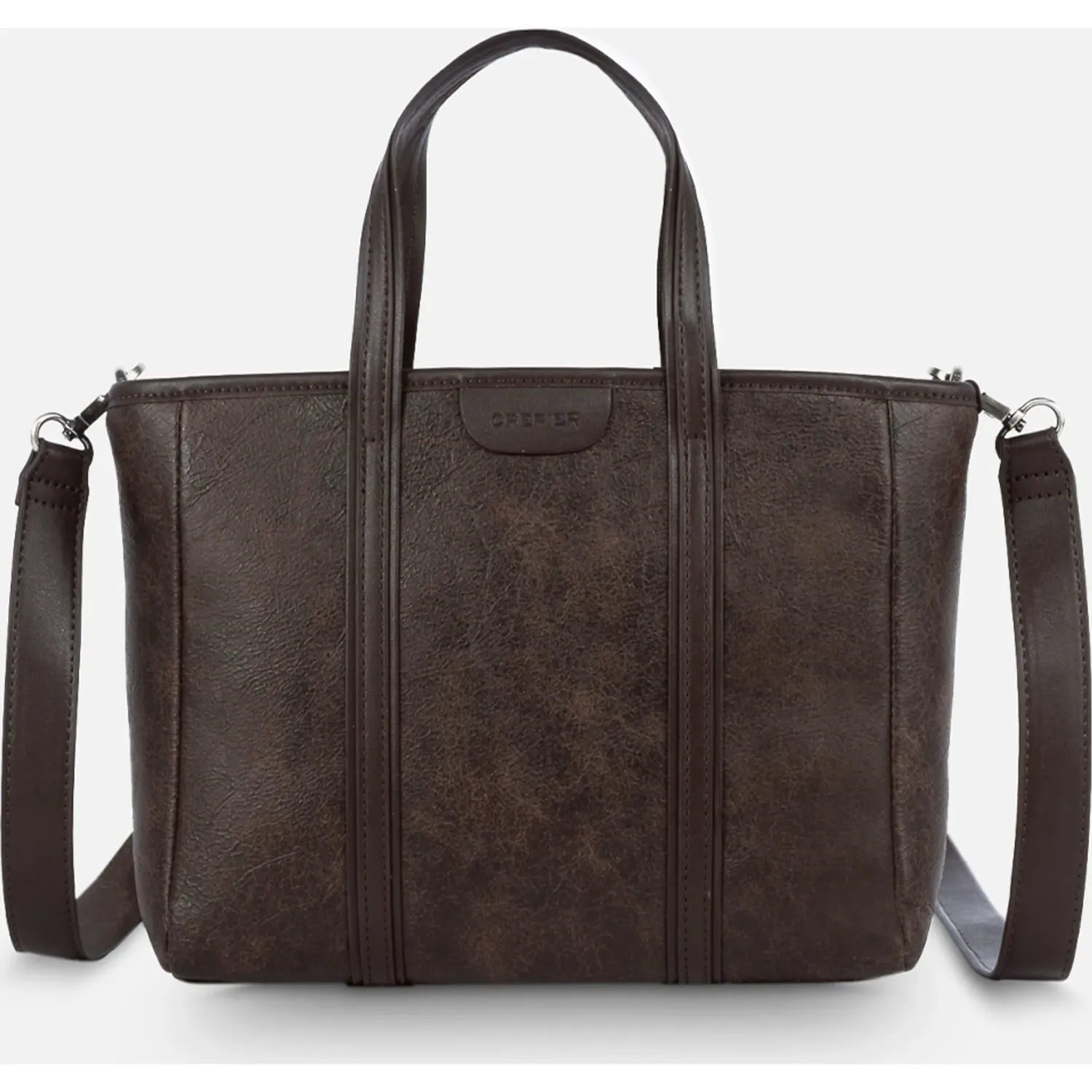 CREPIER Cartera Crepier Mujer Magnolia Mediano color marron oscuro | Platanitos