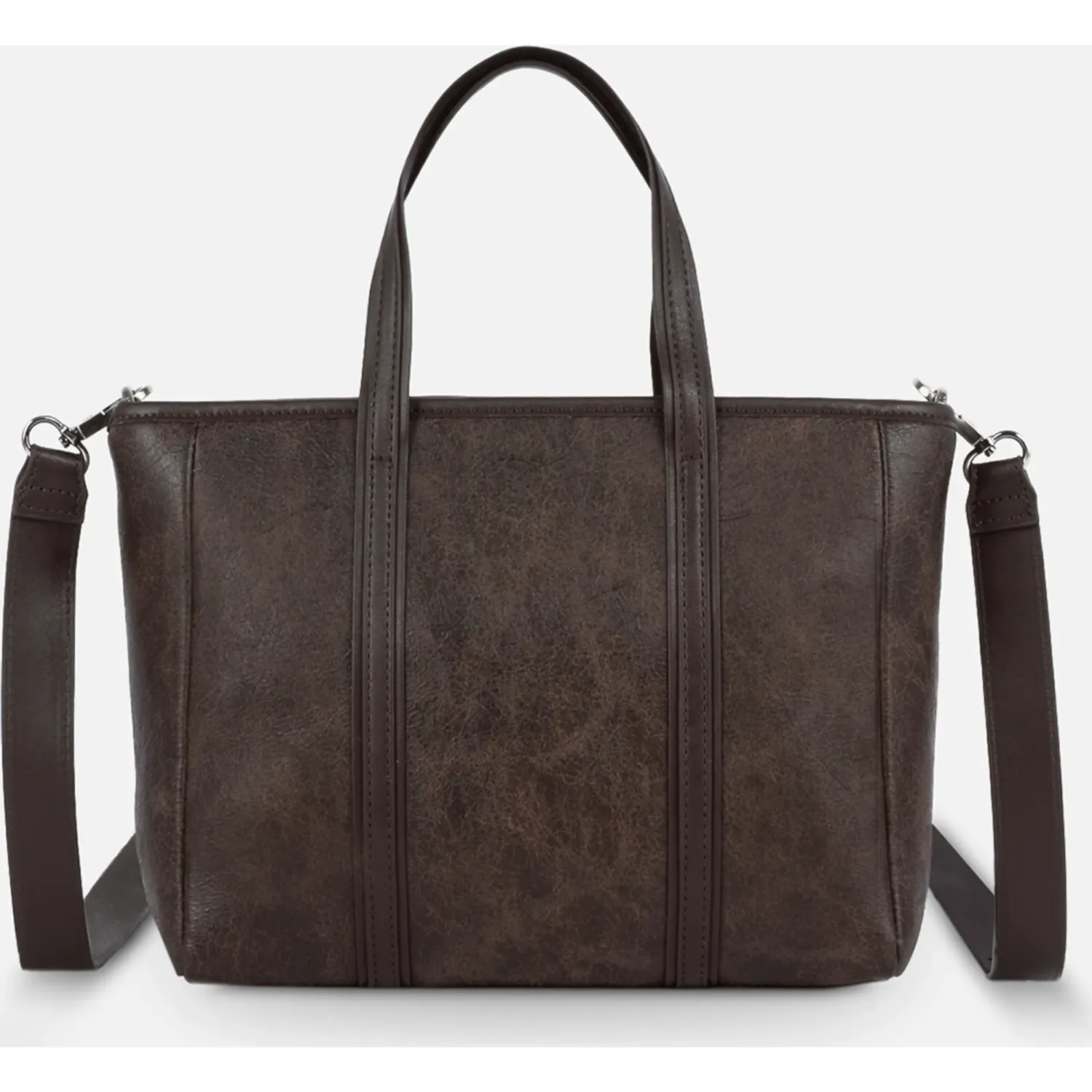CREPIER Cartera Crepier Mujer Magnolia Mediano color marron oscuro | Platanitos