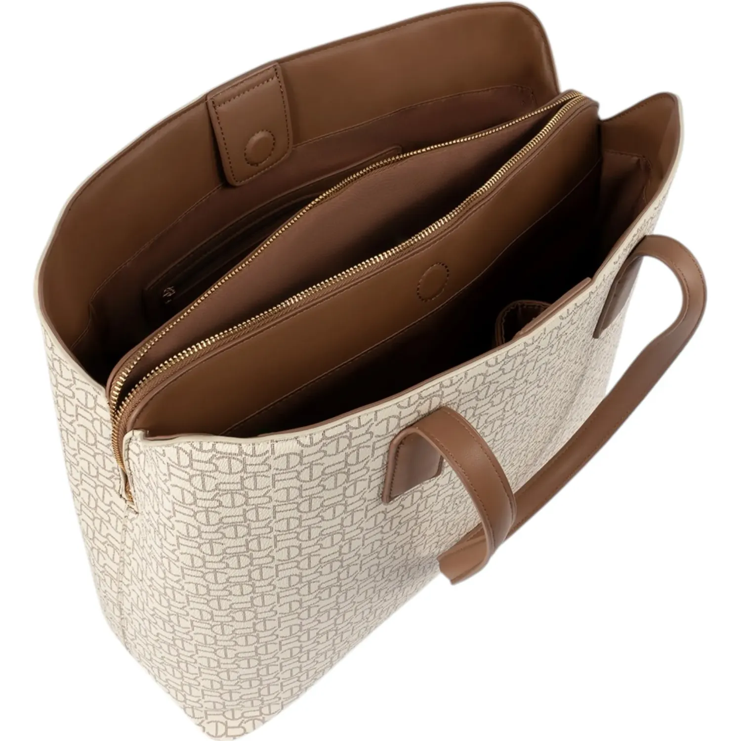 Cartera Crepier Mujer Marjorie Grande color hueso | Platanitos