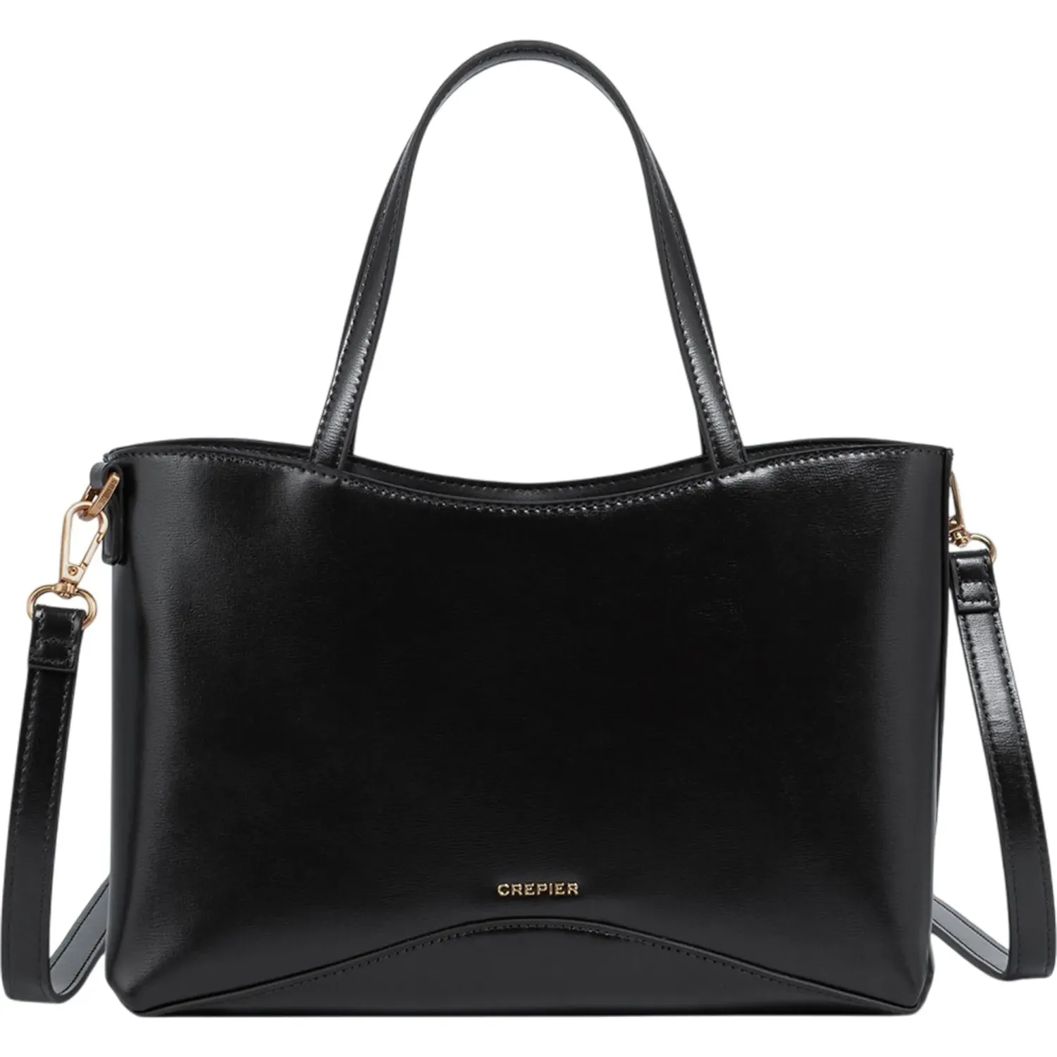 Cartera Crepier Mujer Mirla Mediano color negro | Platanitos