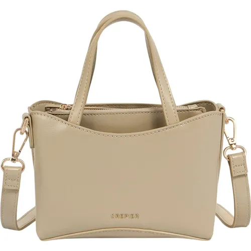 Cartera Crepier Mujer Mirla Mini color beige | Platanitos