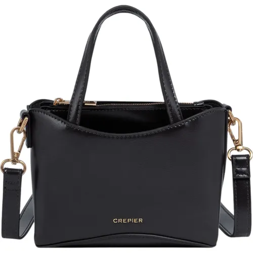 Cartera Crepier Mujer Mirla Mini color negro | Platanitos