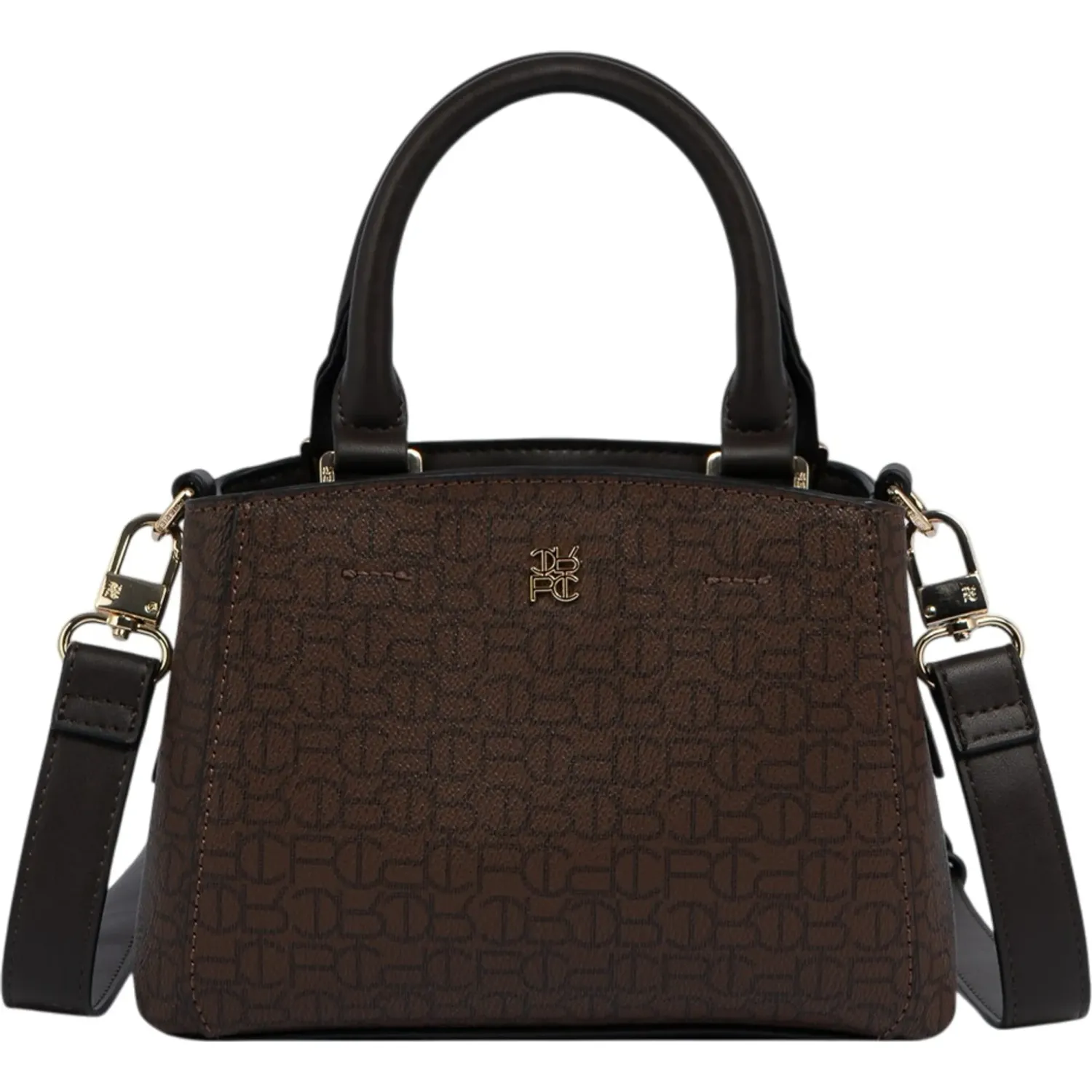 Cartera Crepier Mujer Moirana Chico color marron oscuro | Platanitos