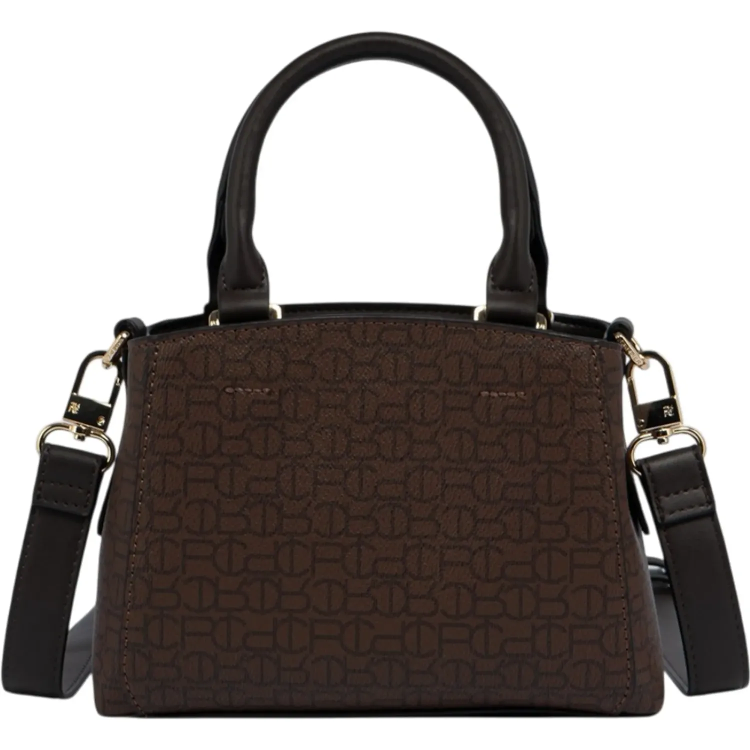 Cartera Crepier Mujer Moirana Chico color marron oscuro | Platanitos