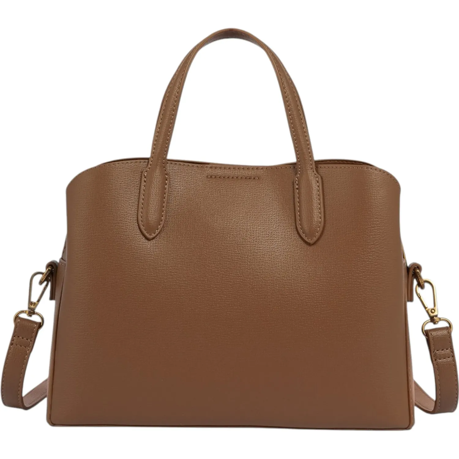 Cartera Crepier Mujer Moirana Mediano color marron oscuro | Platanitos