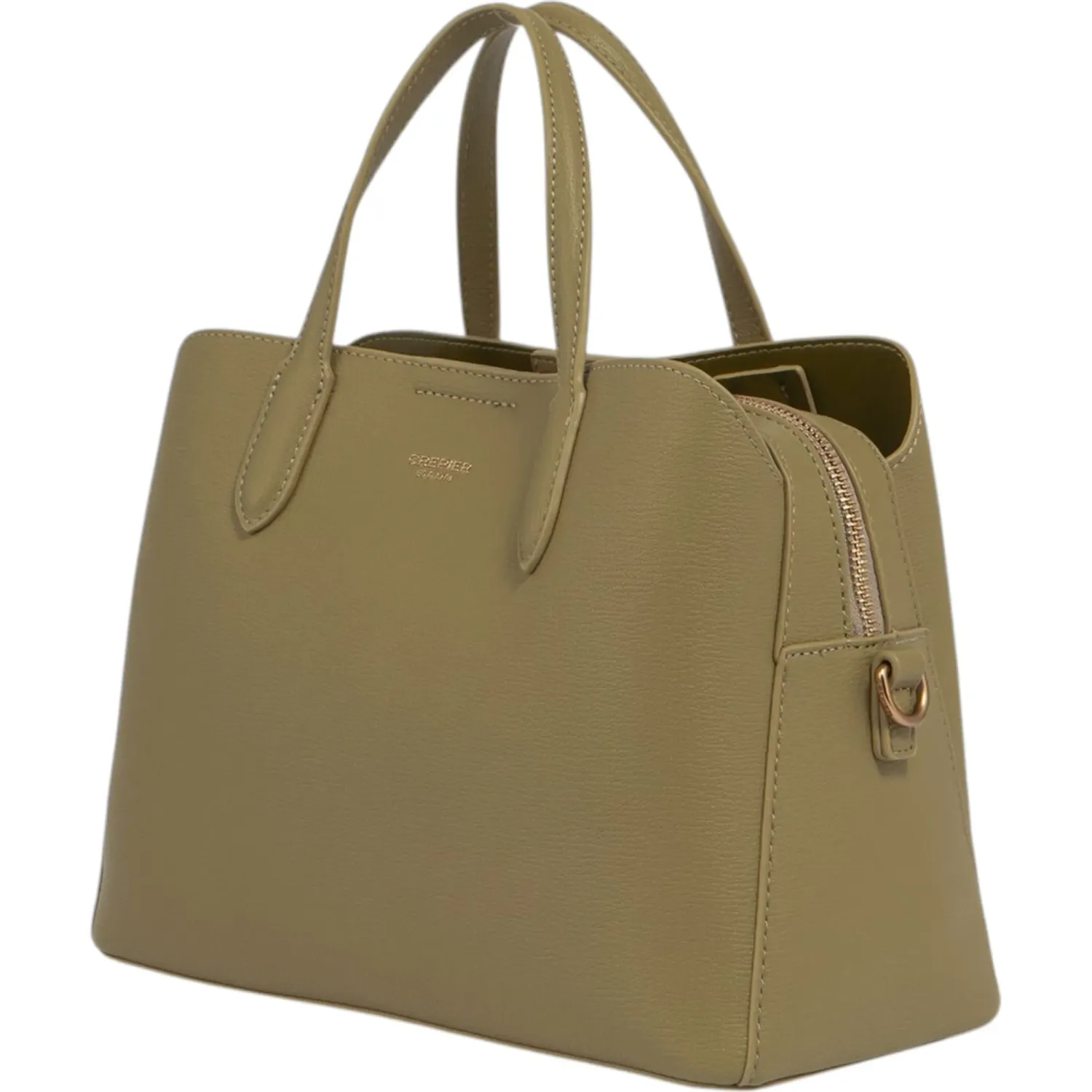 Cartera Crepier Mujer Moirana Mediano color olivo | Platanitos
