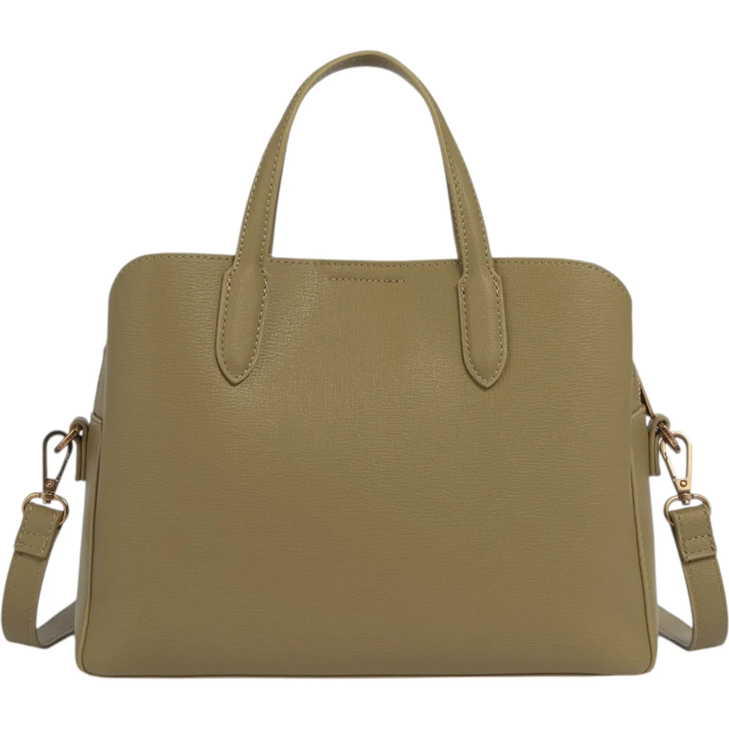 Cartera Crepier Mujer Moirana Mediano color olivo | Platanitos