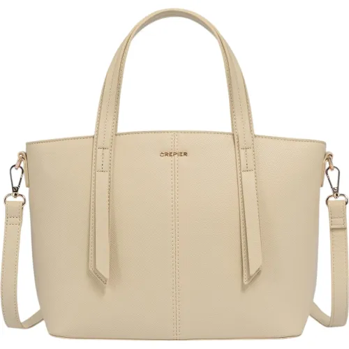 Cartera Crepier Mujer Santana Mediano color beige | Platanitos
