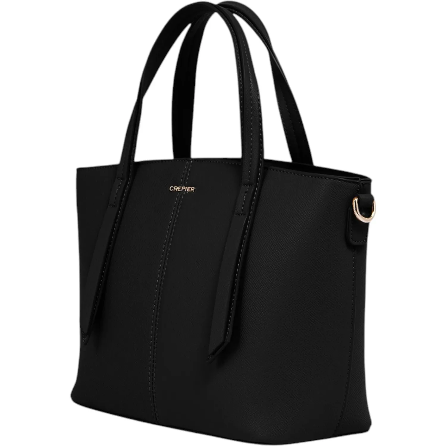 Cartera Crepier Mujer Santana Mediano color negro | Platanitos