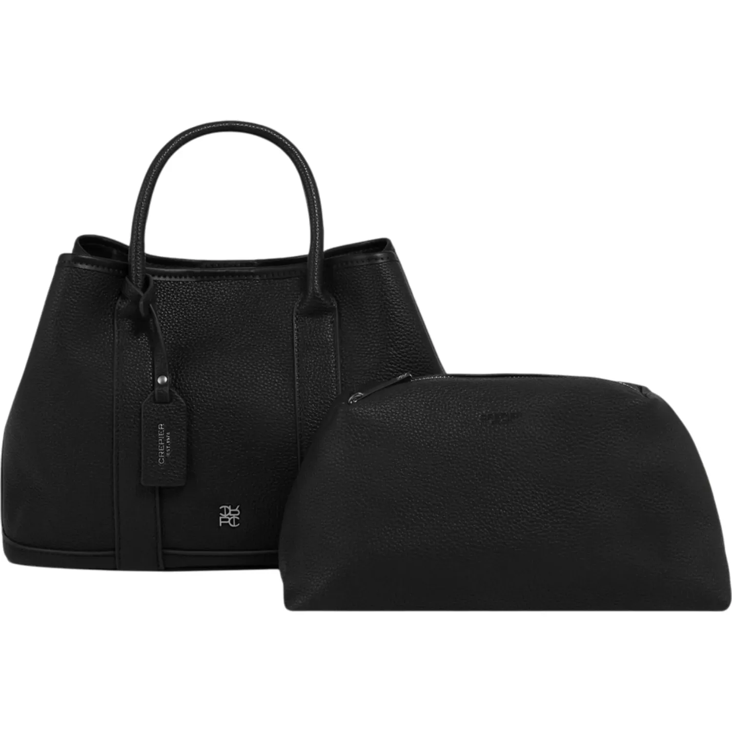 Cartera Crepier Mujer Selene Mediano color negro | Platanitos