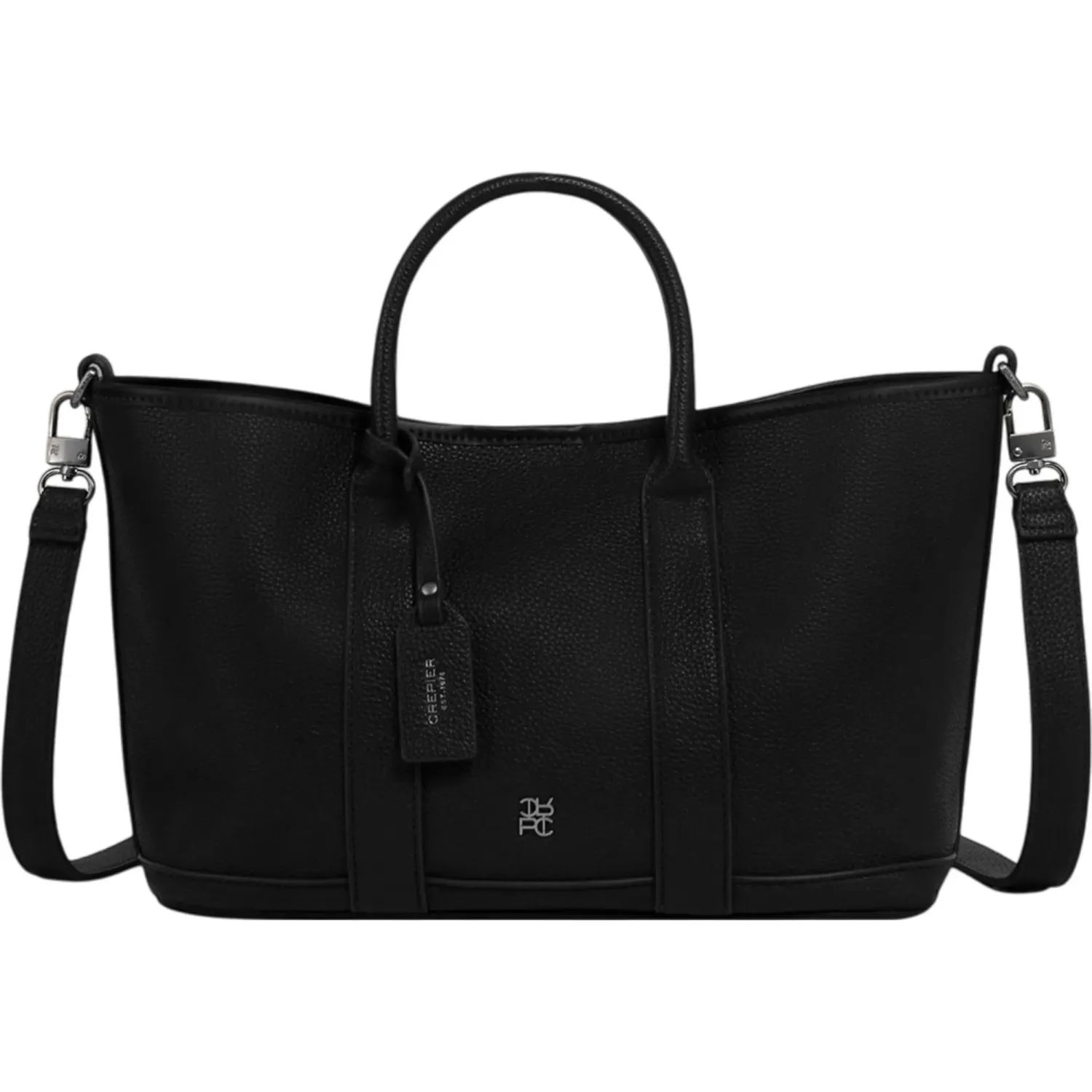 Cartera Crepier Mujer Selene Mediano color negro | Platanitos