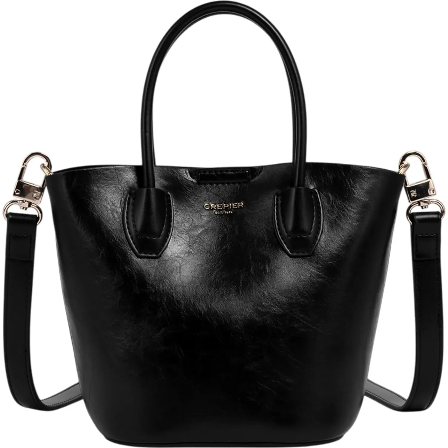 Cartera Crepier Mujer Shannon Chico color negro | Platanitos