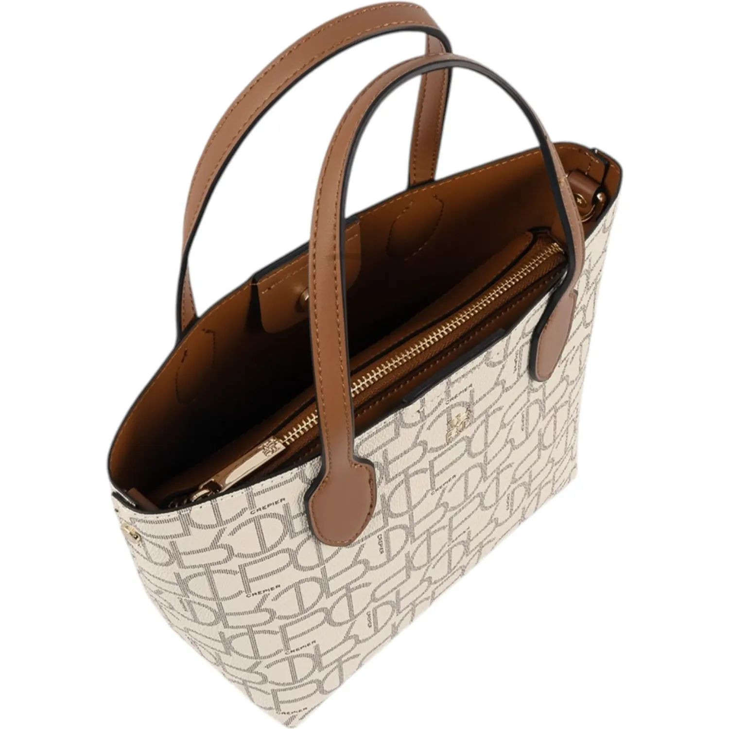 Cartera Crepier Mujer Thais Mediano color hueso | Platanitos