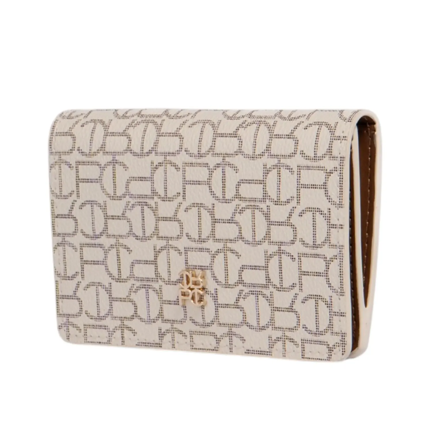 Monedero Crepier Mujer Flavia Mediano color hueso | Platanitos