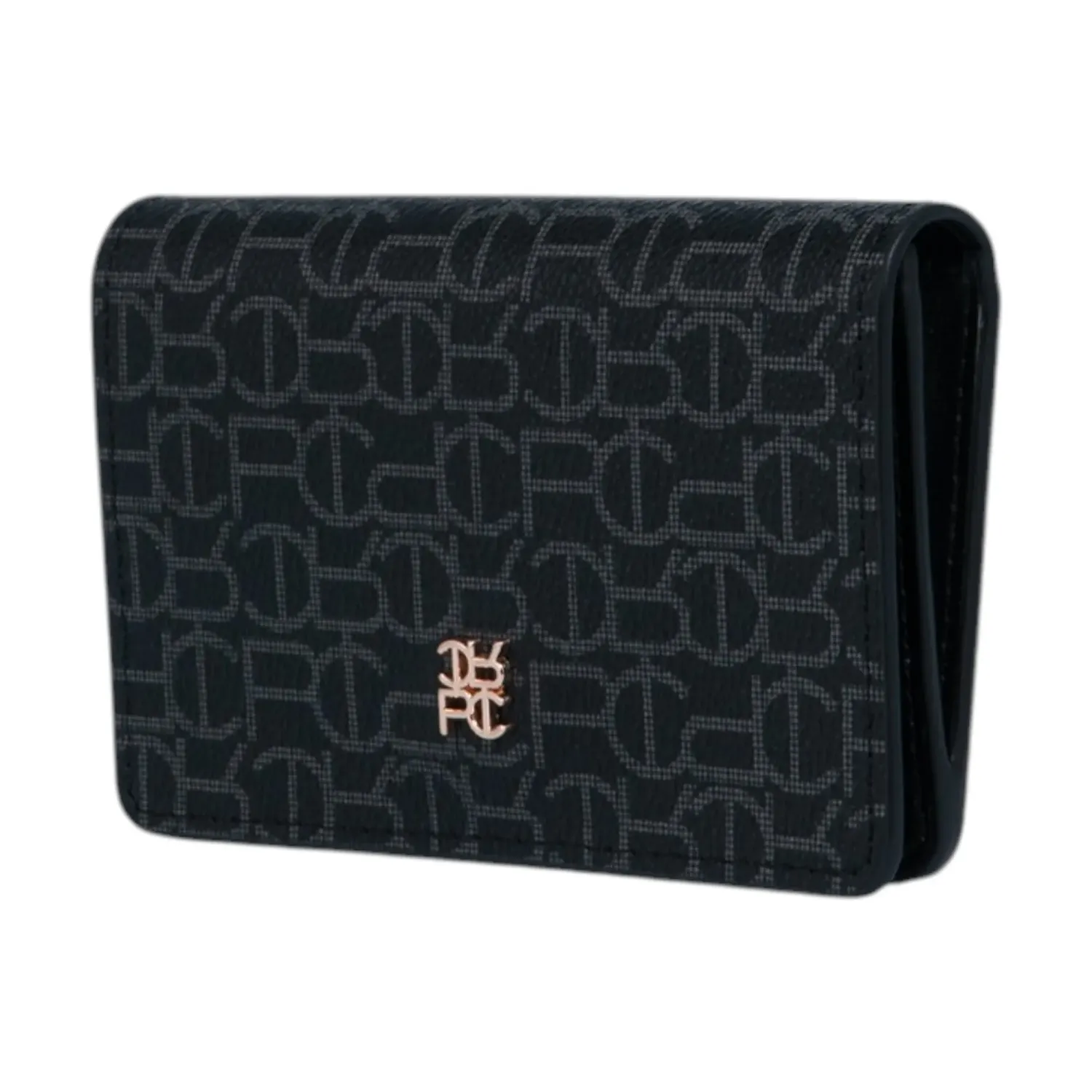 CREPIER Monedero Crepier Mujer Flavia Mediano color negro | Platanitos